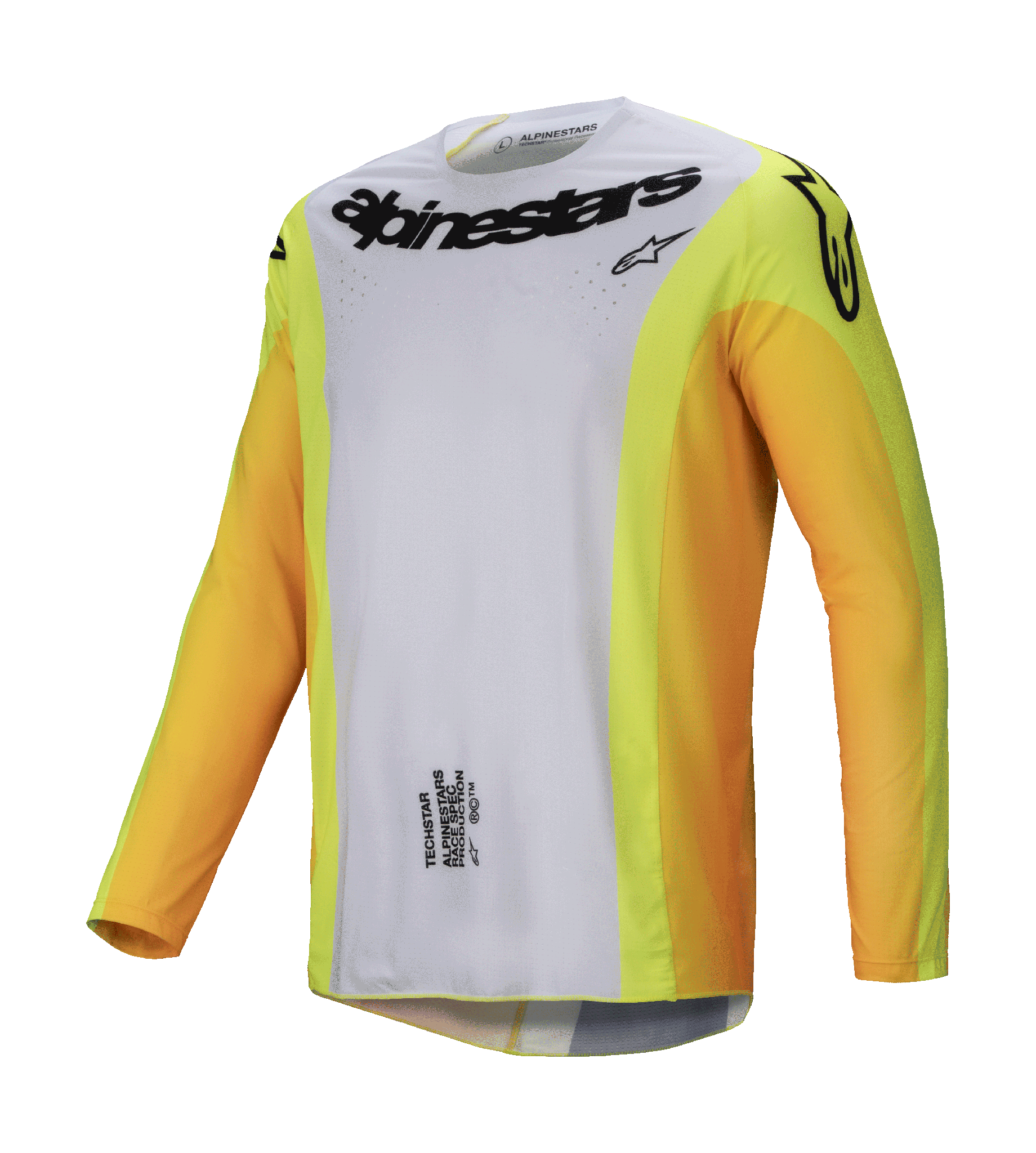 Alpinestars Motocross Jersey Techstar Melt - Yellow / Black