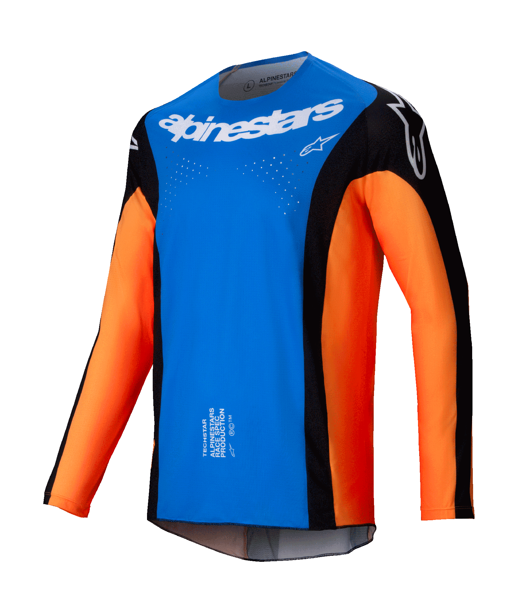 Alpinestars Motocross Jersey Techstar Melt - Orange / Blue