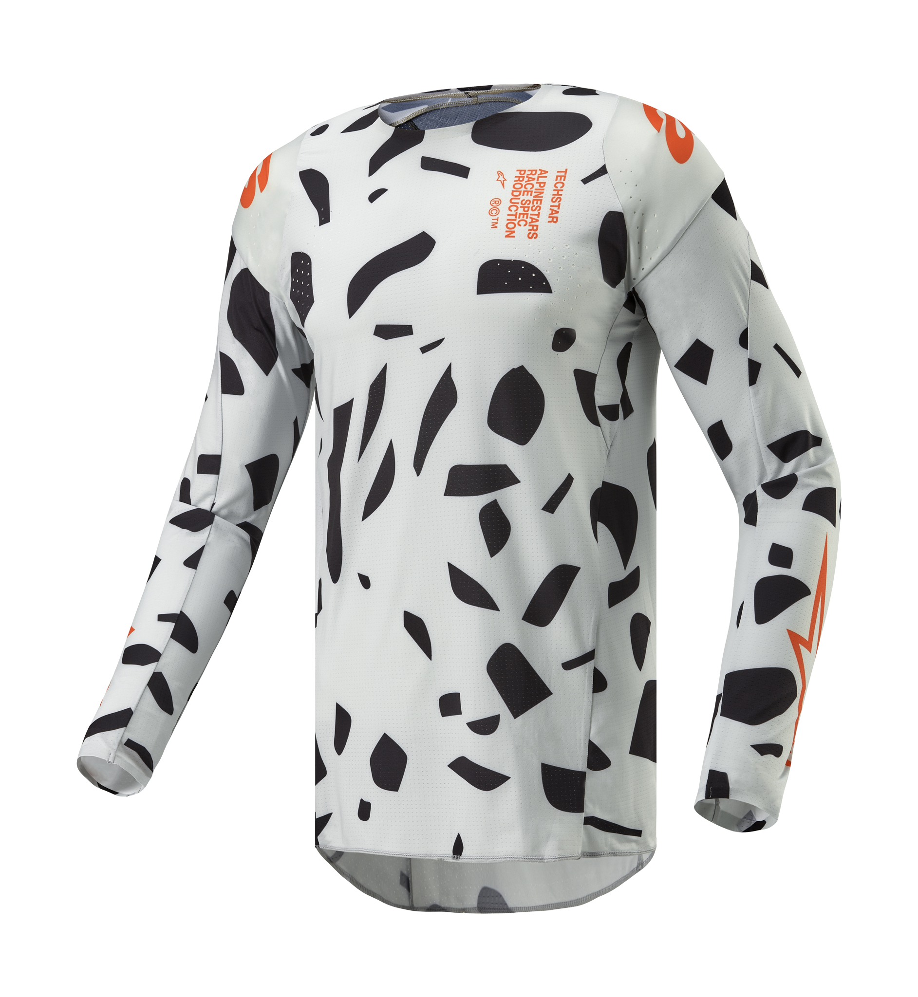 Alpinestars Motocross Jersey Techstar Rantera - Haze Grey / Camo