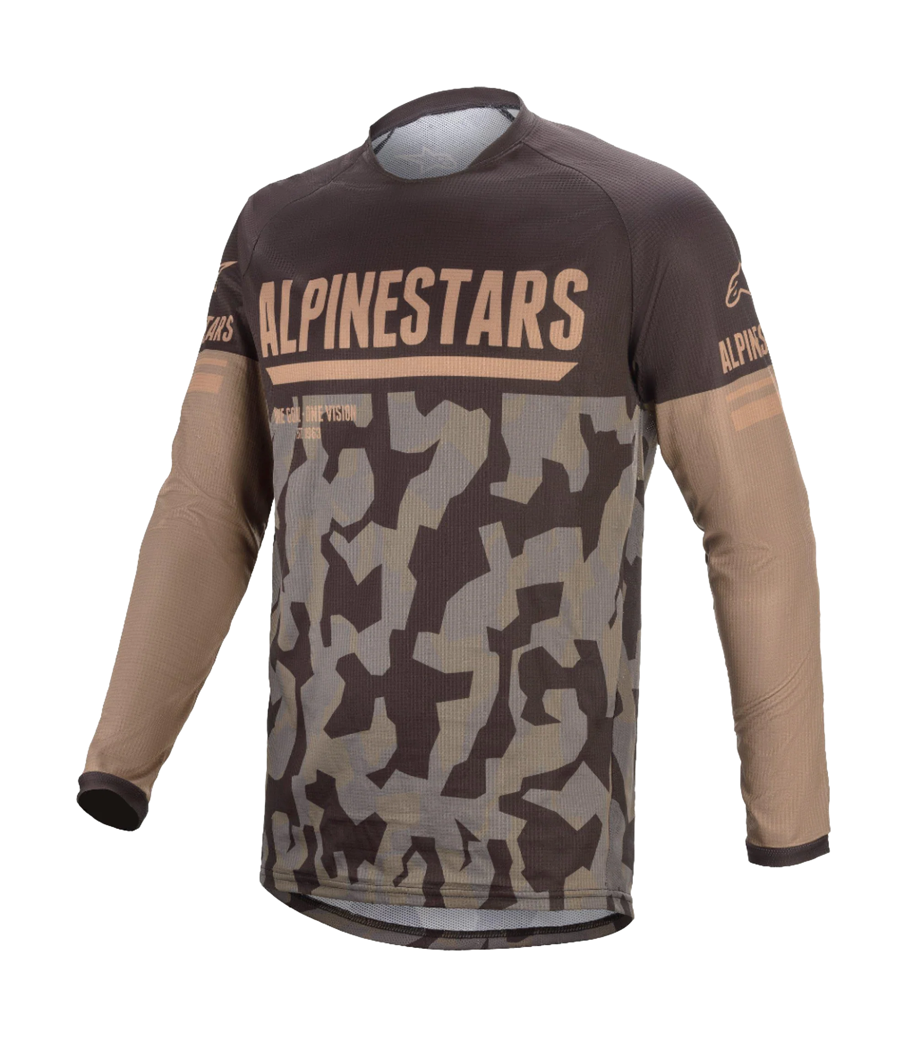 Alpinestars Motocross Jersey Venture R - Mud Camo / Sand