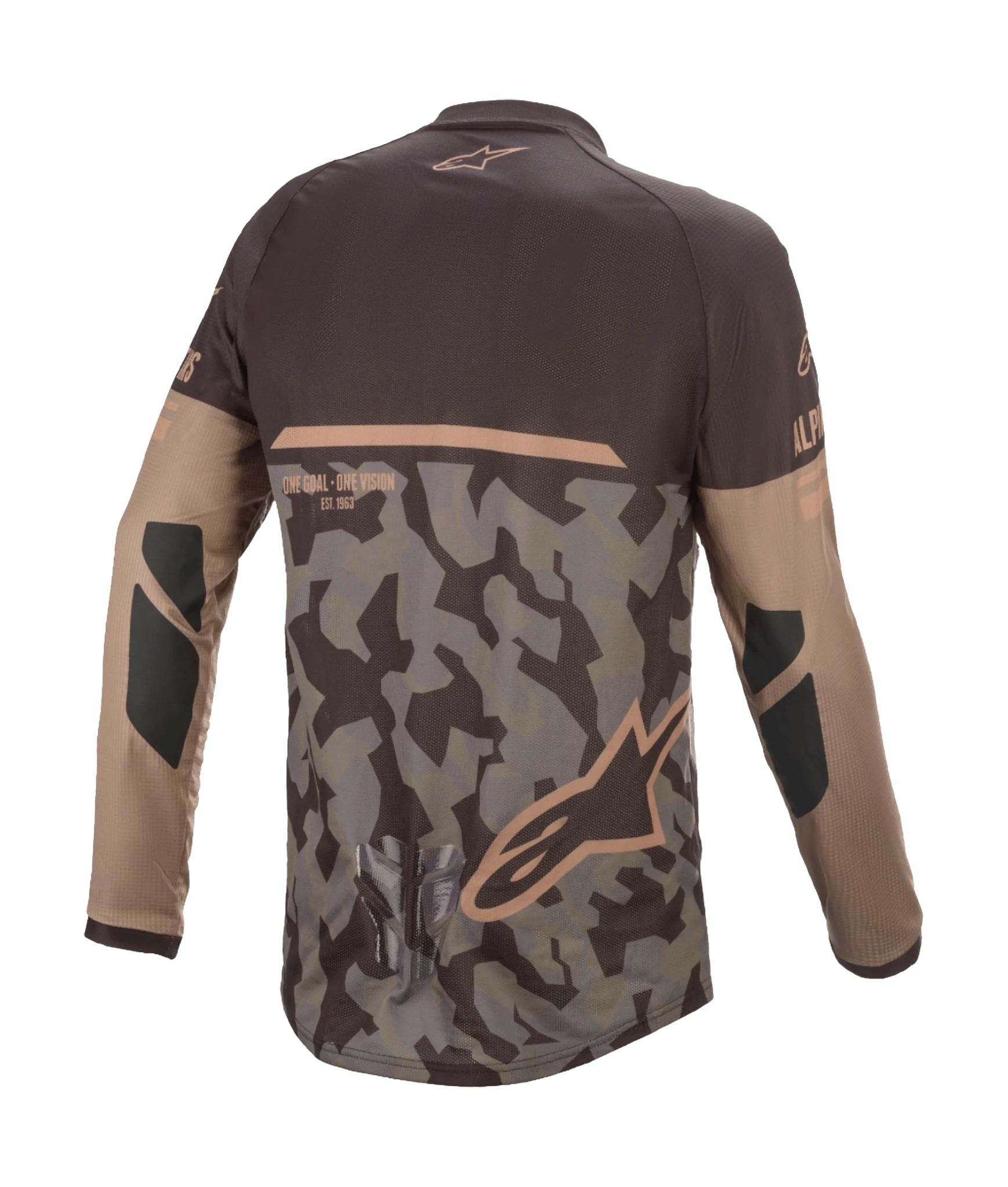 Alpinestars Motocross Jersey Venture R - Mud Camo / Sand