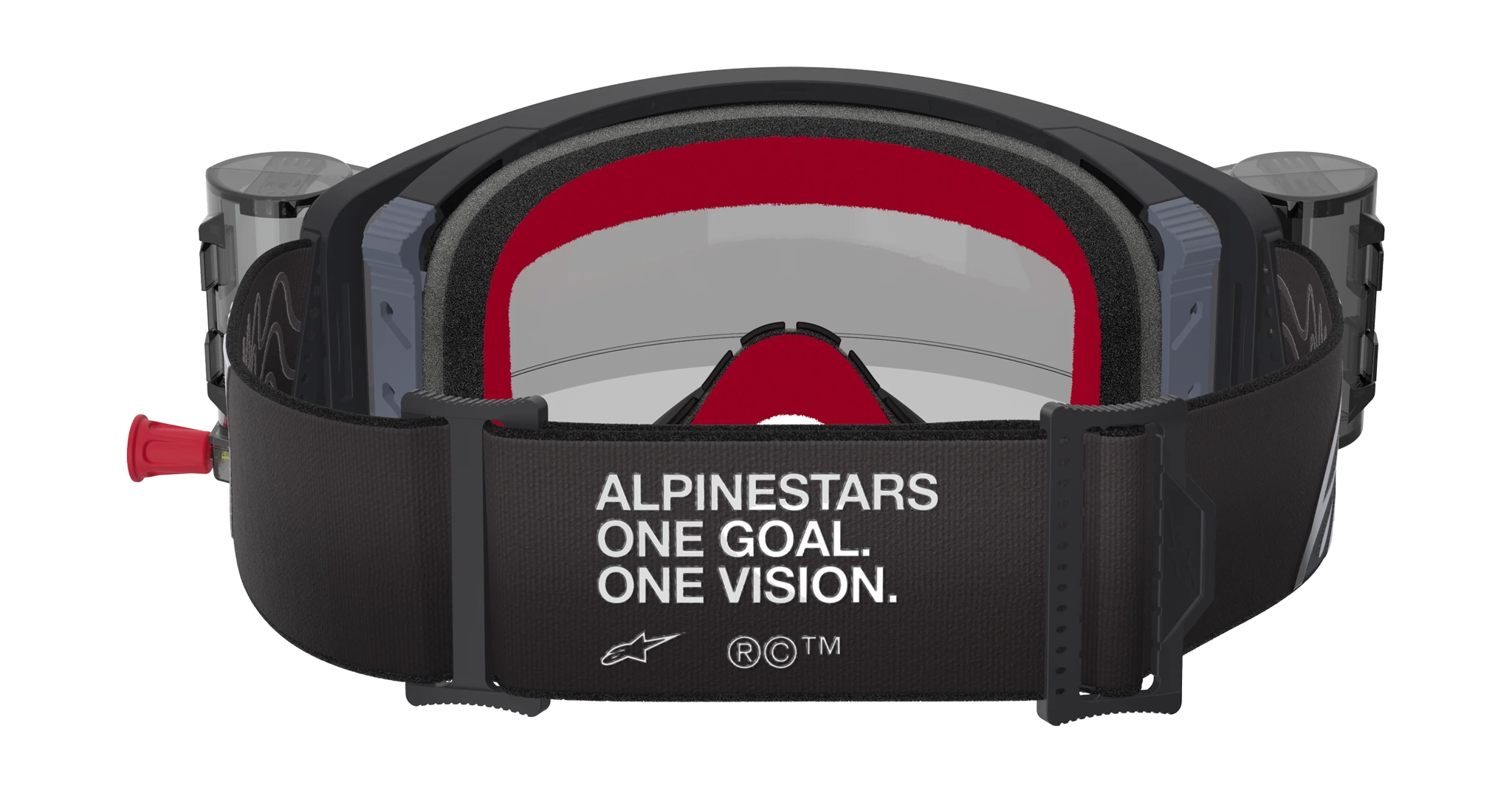 Alpinestars Motocross Goggle Roll-Off Supertech Corp - Black / Grey - Clear