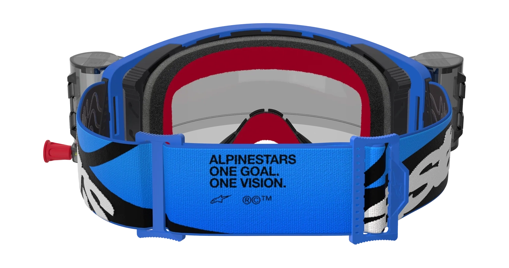 Alpinestars Motocross Goggle Roll-Off Supertech Stream - Blue - Clear