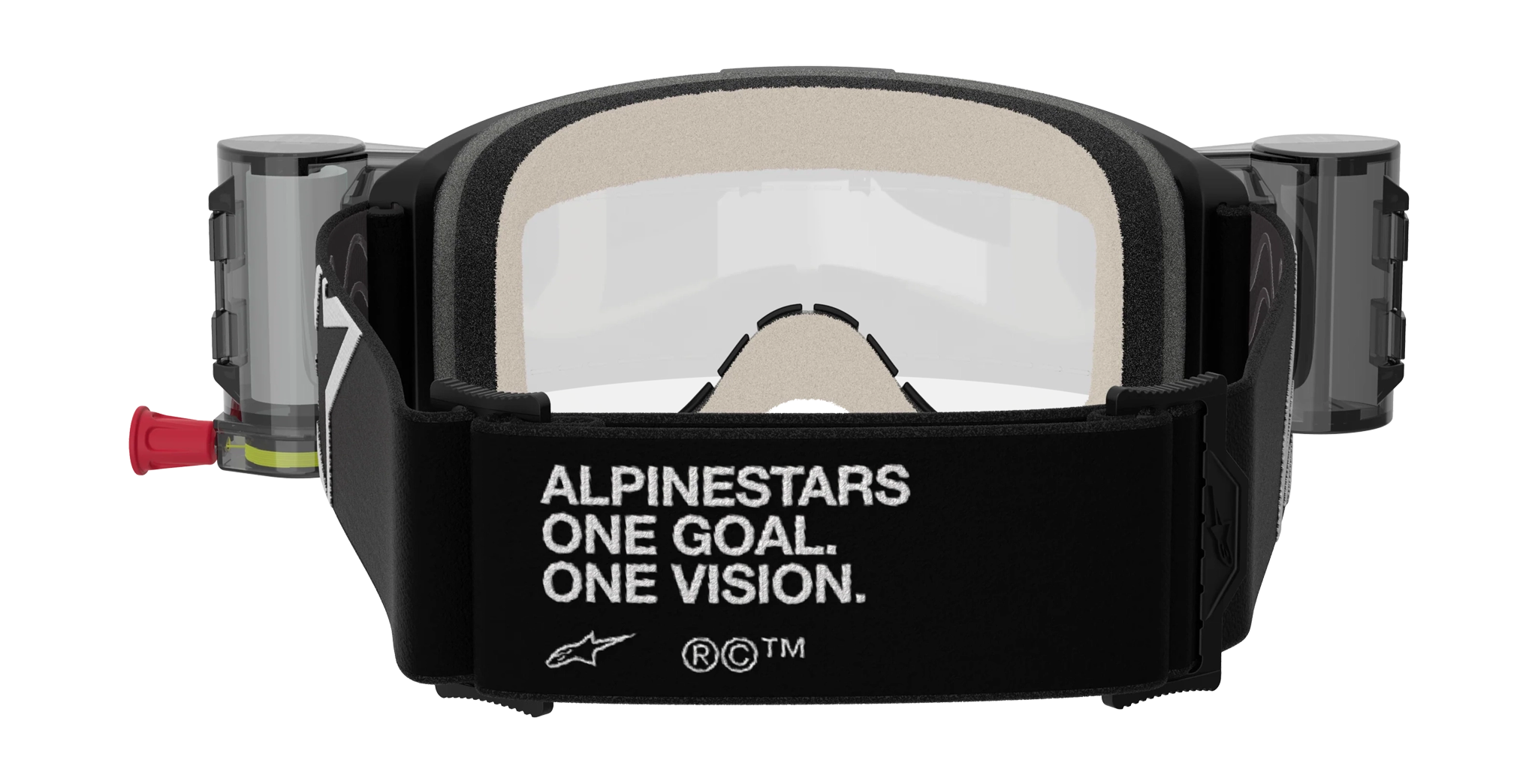 Alpinestars Motocross Goggle Roll-Off Vision 5 Corp - Black - Clear