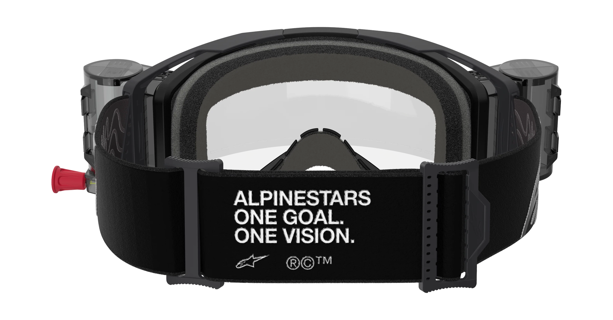 Alpinestars Motocross Goggle Roll-Off Vision 8 Corp - Black - Clear