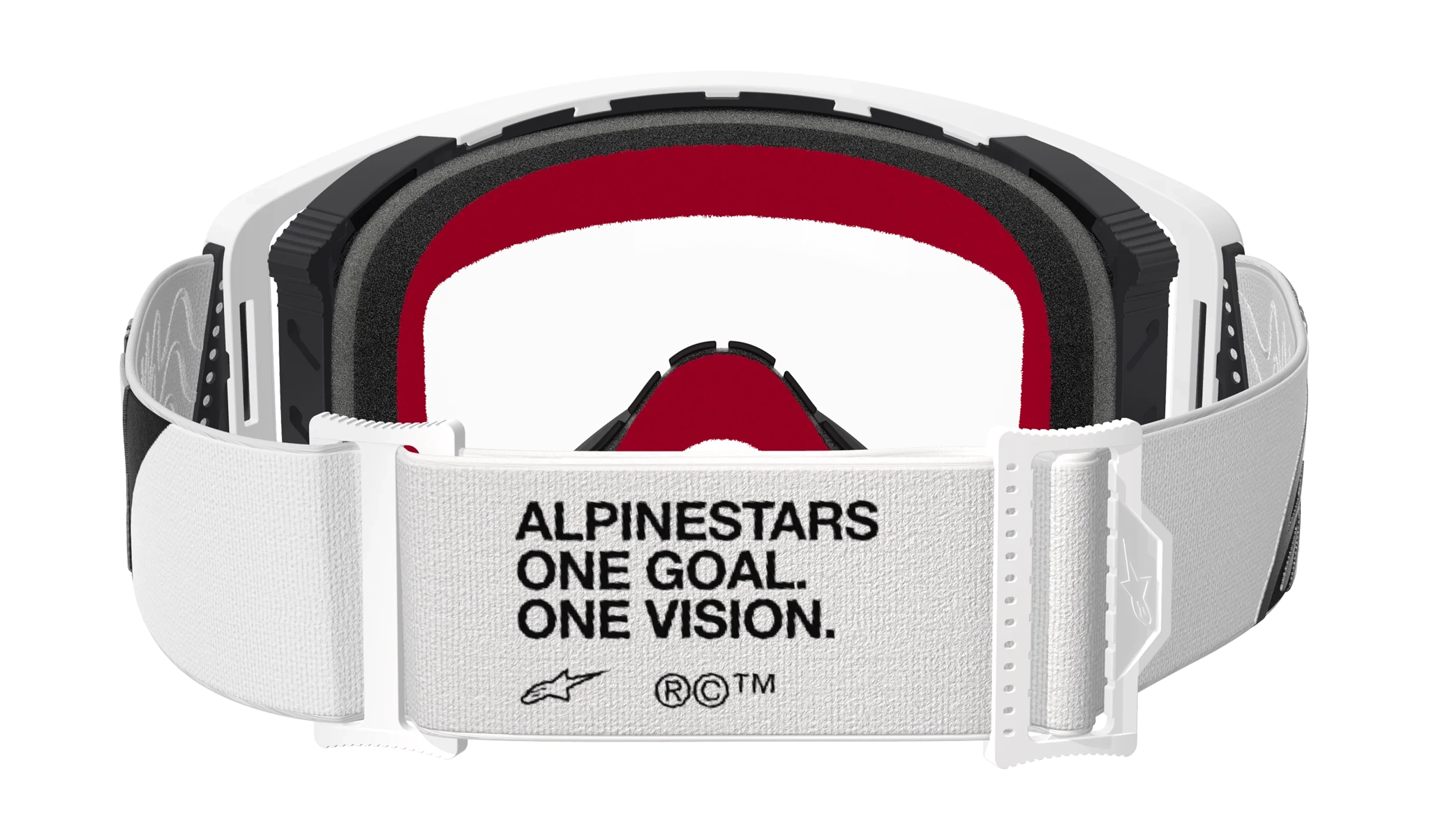 Alpinestars Motocross Goggle Supertech Corp - White - Clear