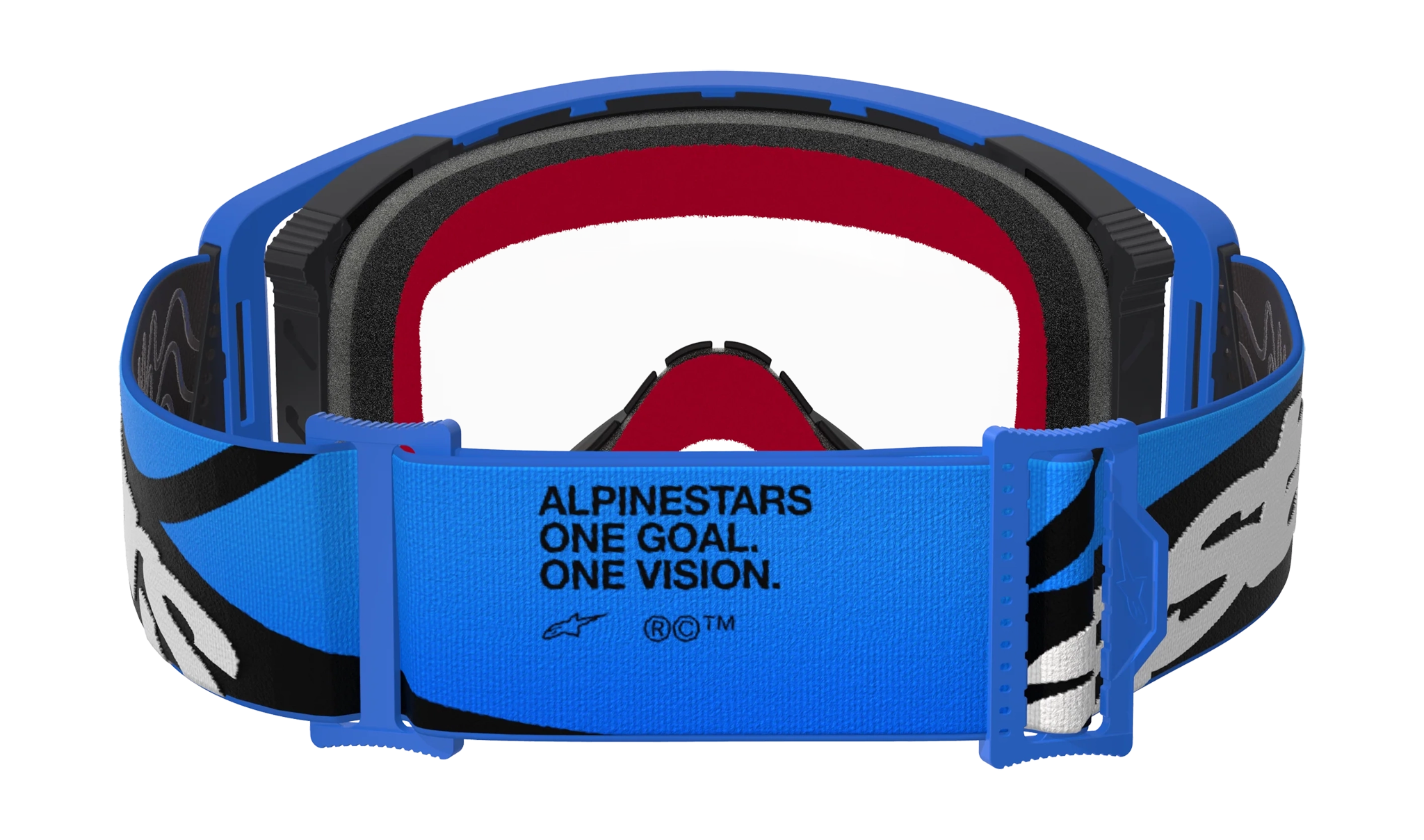 Alpinestars Motocross Goggle Supertech Stream - Blue - Clear