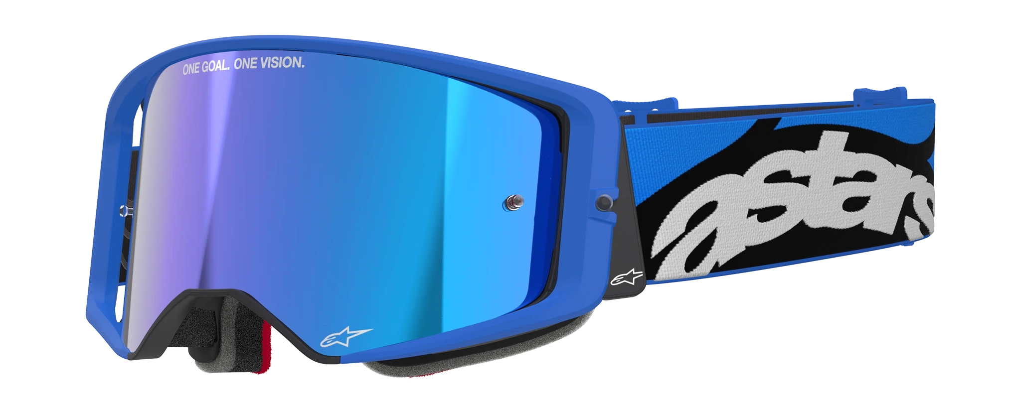 Alpinestars Motocross Goggle Supertech Stream - Blue - Mirror Blue