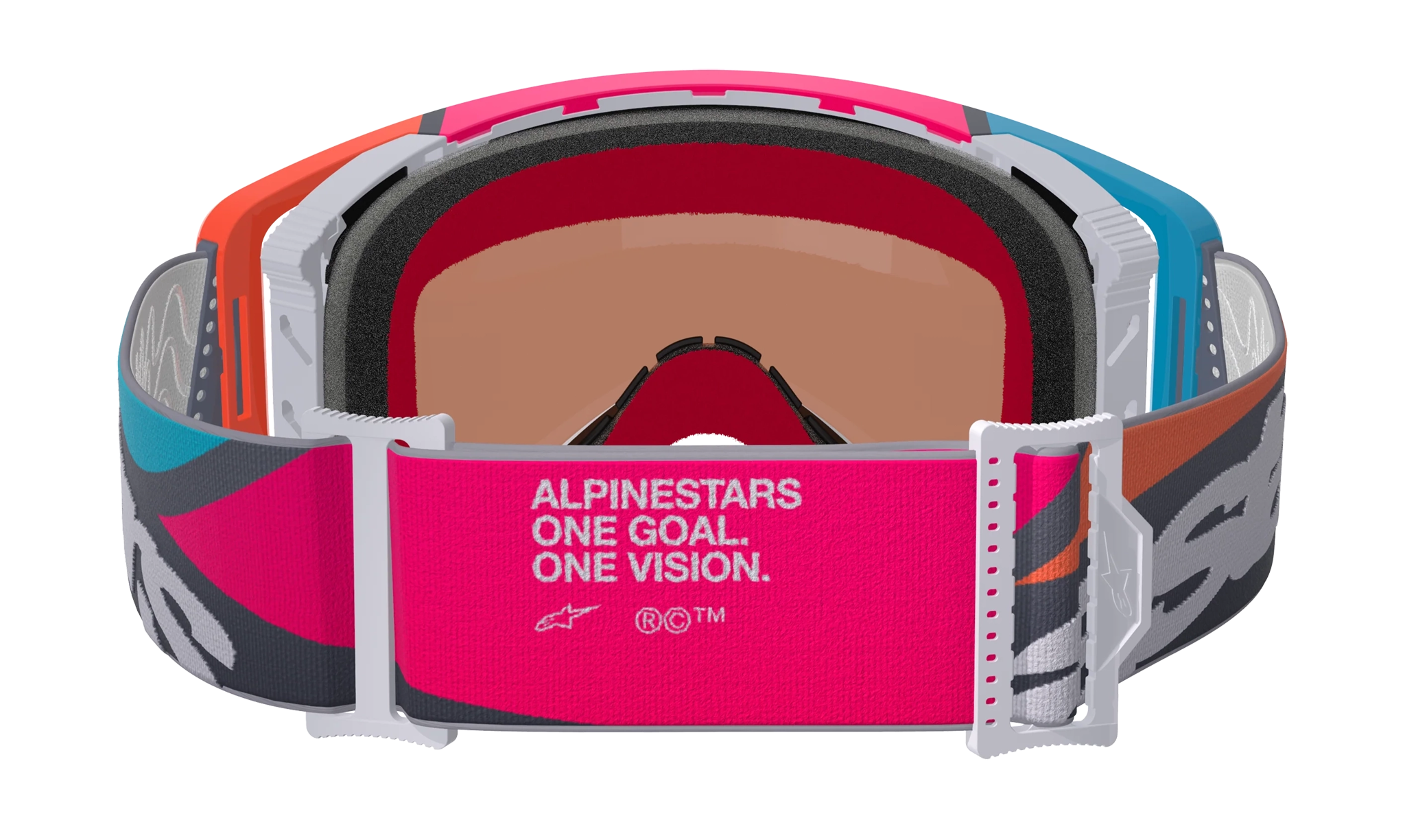 Alpinestars Motocross Goggle Supertech Stream - Grey / Multi - Mirror Silver