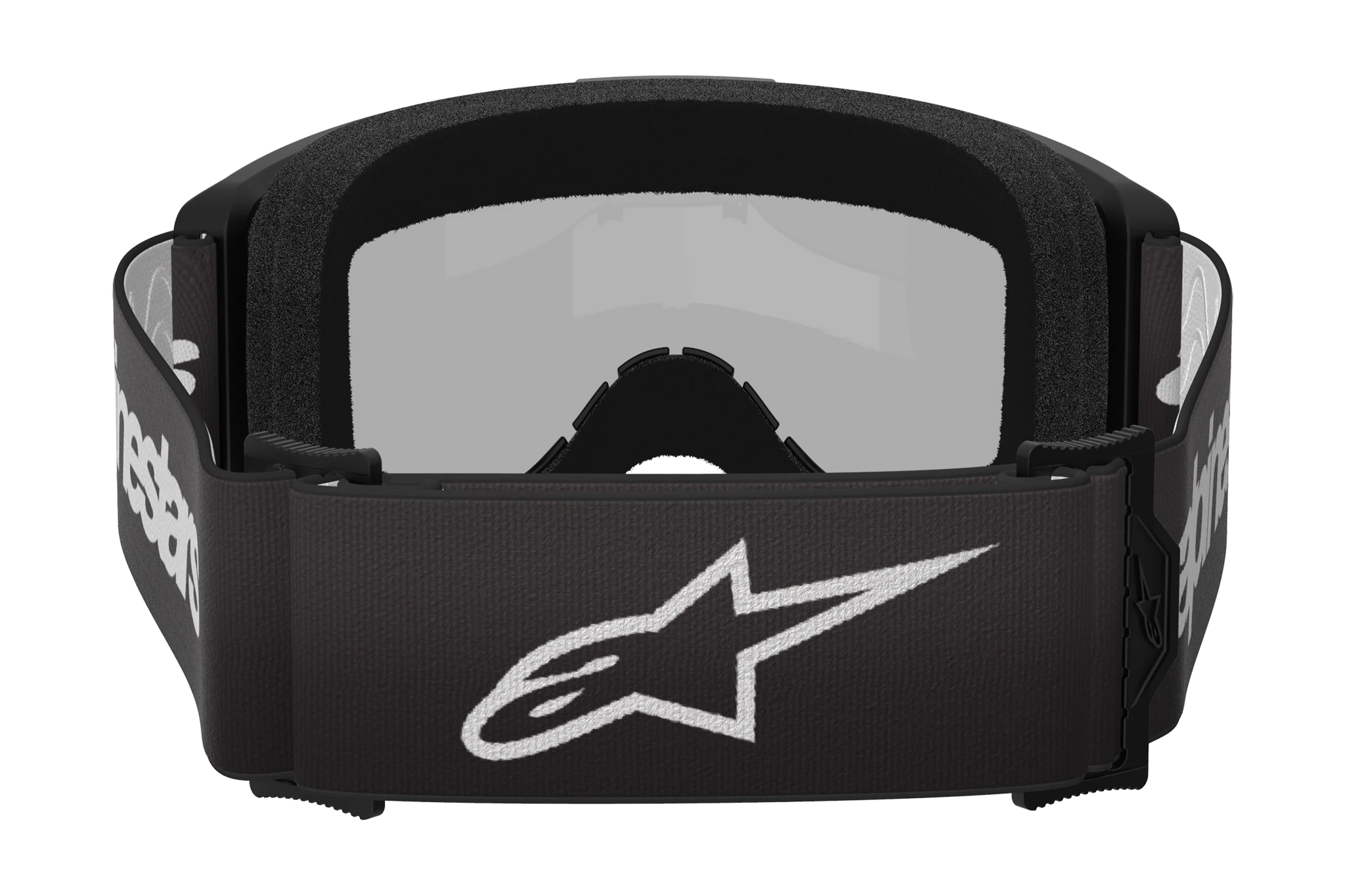 Alpinestars Motocross Goggle Vision 3 Wordmark - Black - Mirror Silver