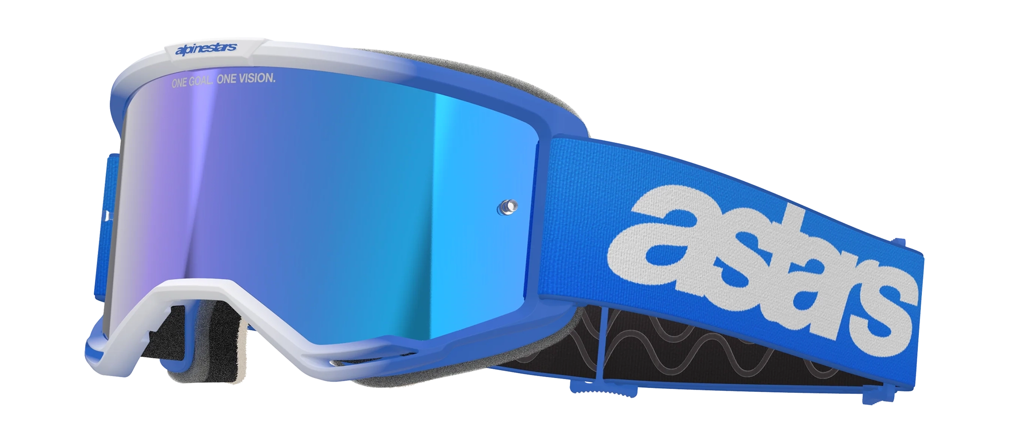 Alpinestars Motocross Goggle Vision 5 Blaze - Blue - Mirror Blue
