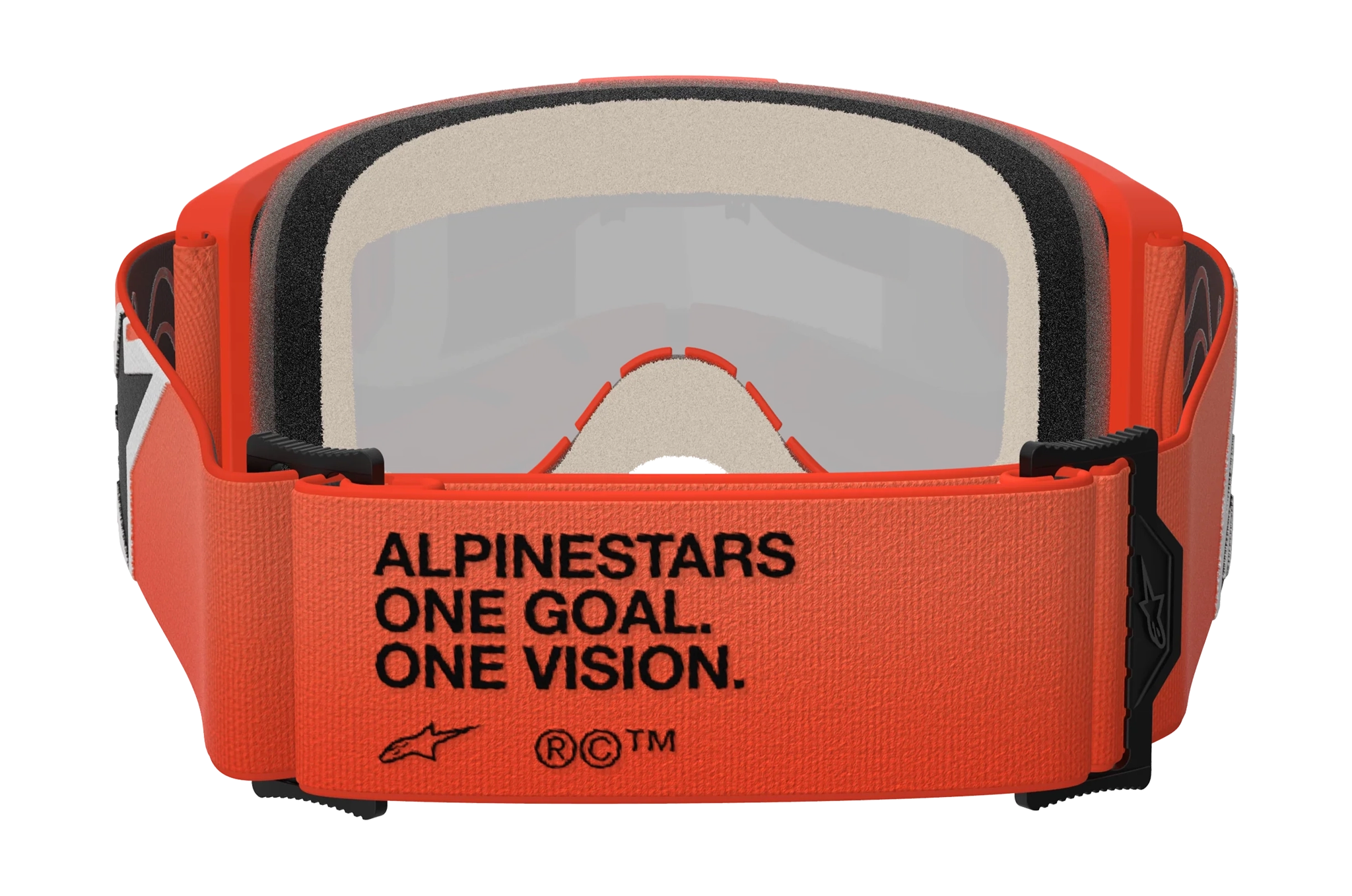 Alpinestars Motocross Goggle Vision 5 Corp - Orange - Mirror Red