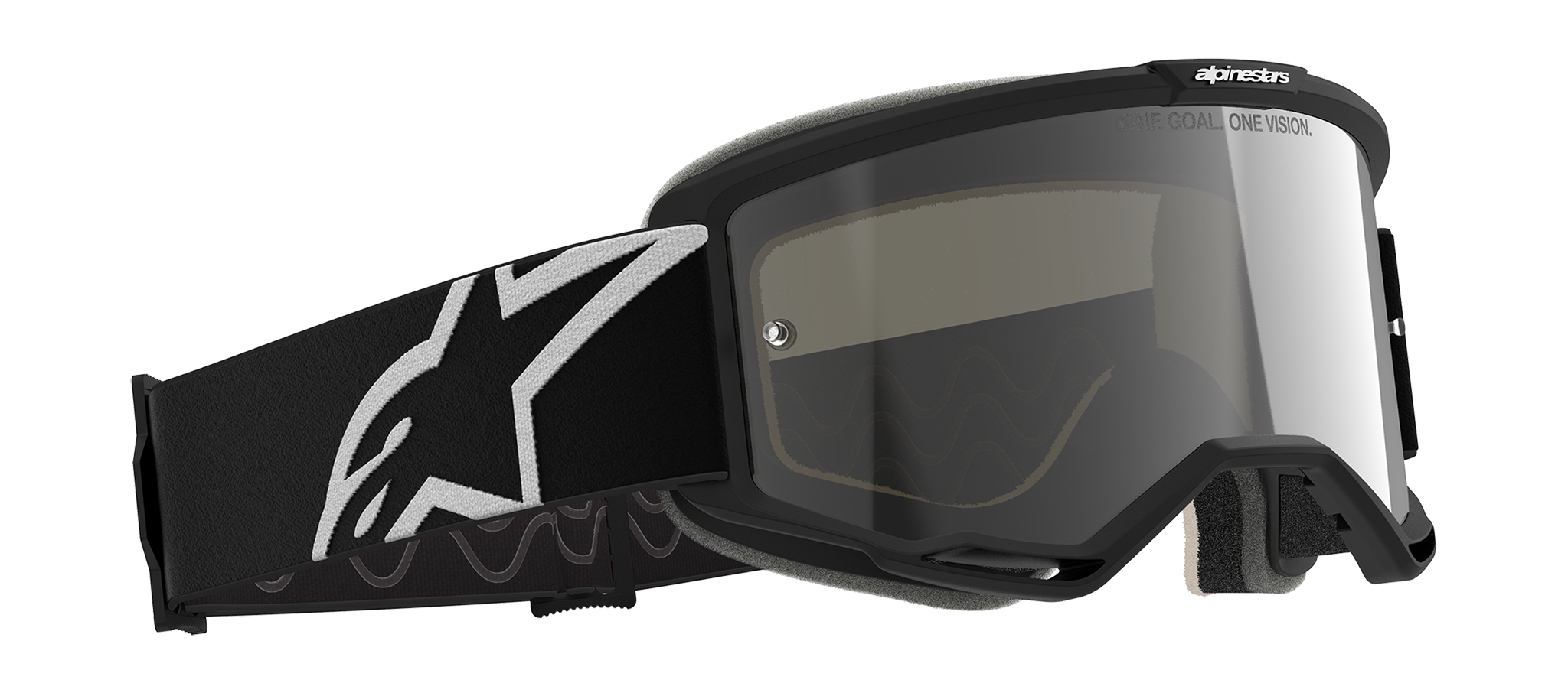 Alpinestars Motocross Goggle Vision 5 Corp - Black - Clear