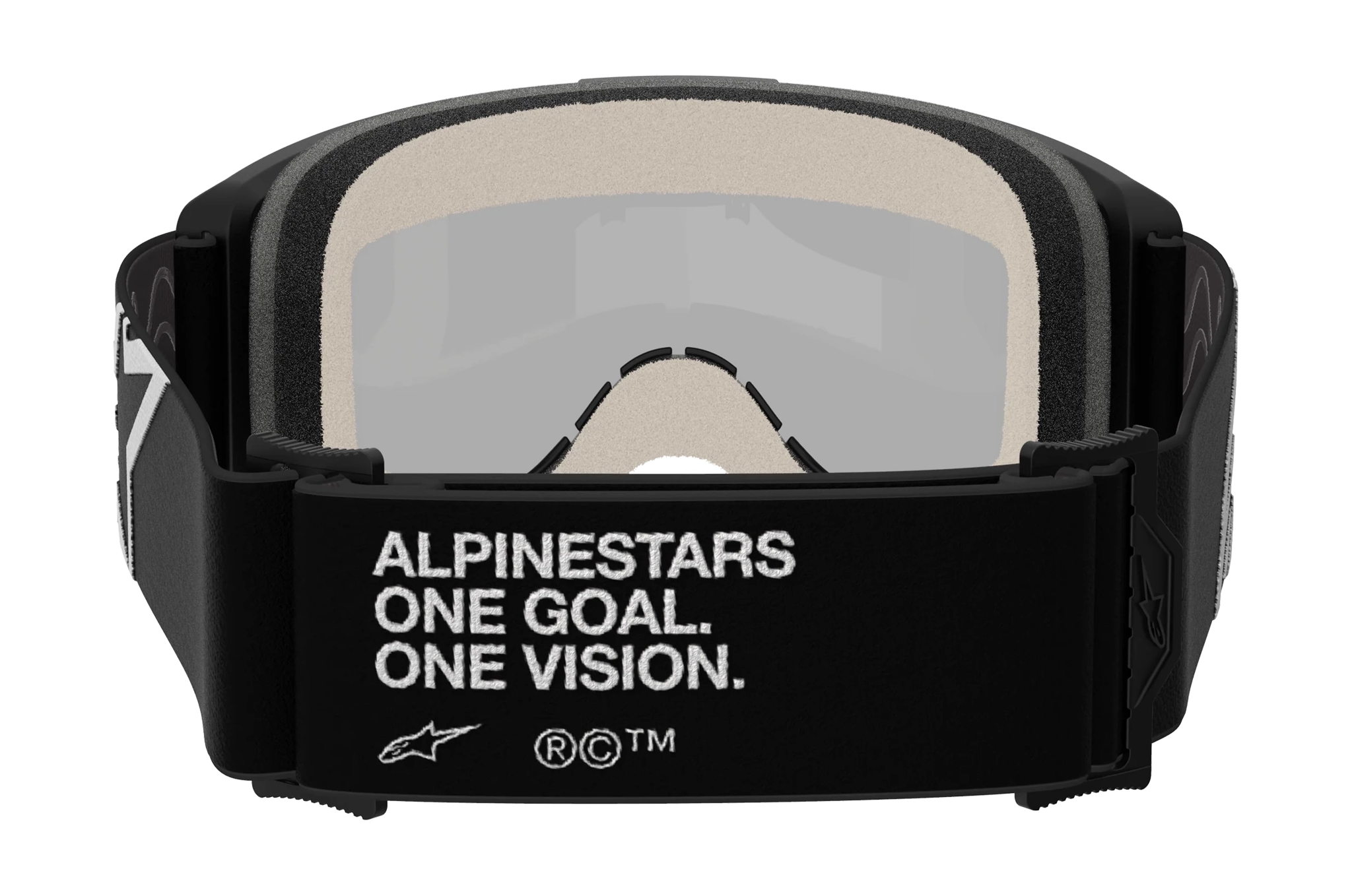 Alpinestars Motocross Goggle Vision 5 Corp - Black - Mirror Silver