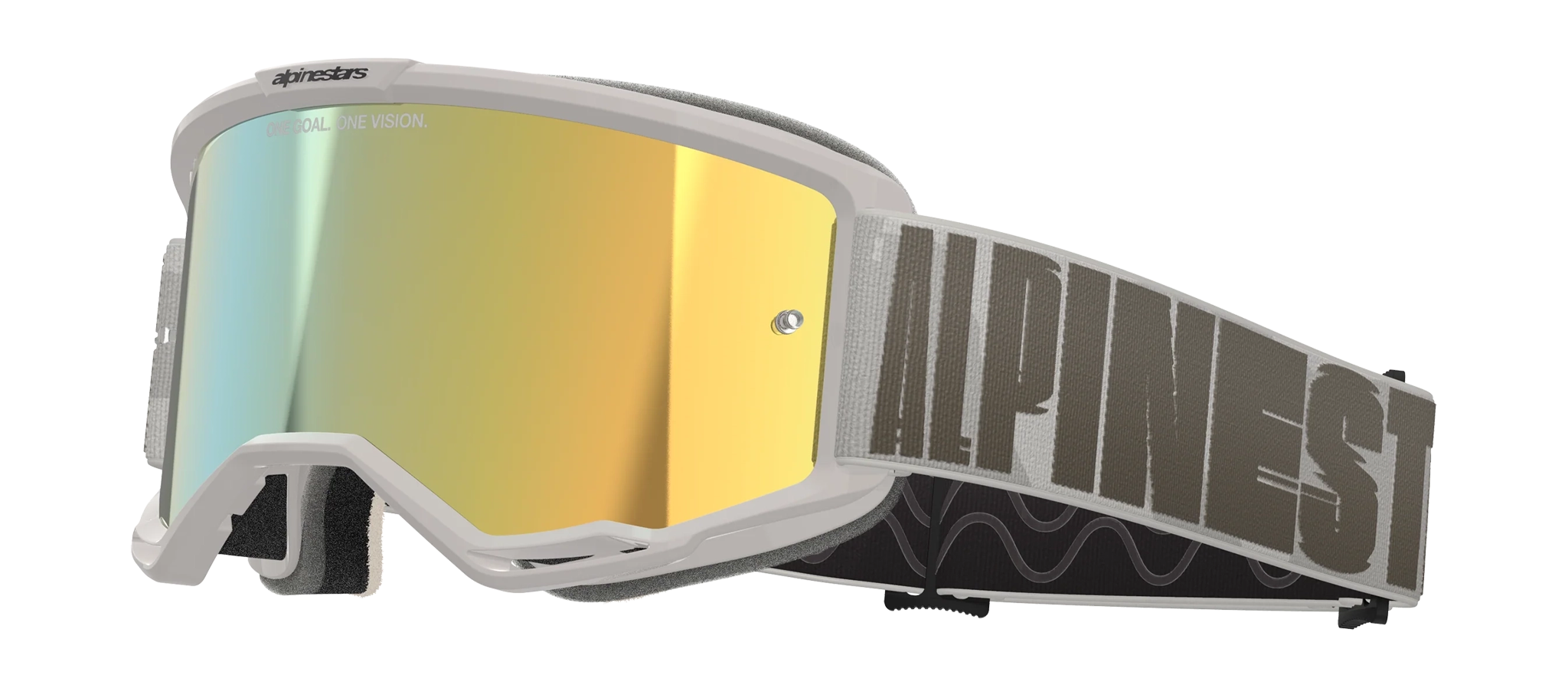 Alpinestars Motocross Goggle Vision 5 Hollow - Wind - Mirror Gold