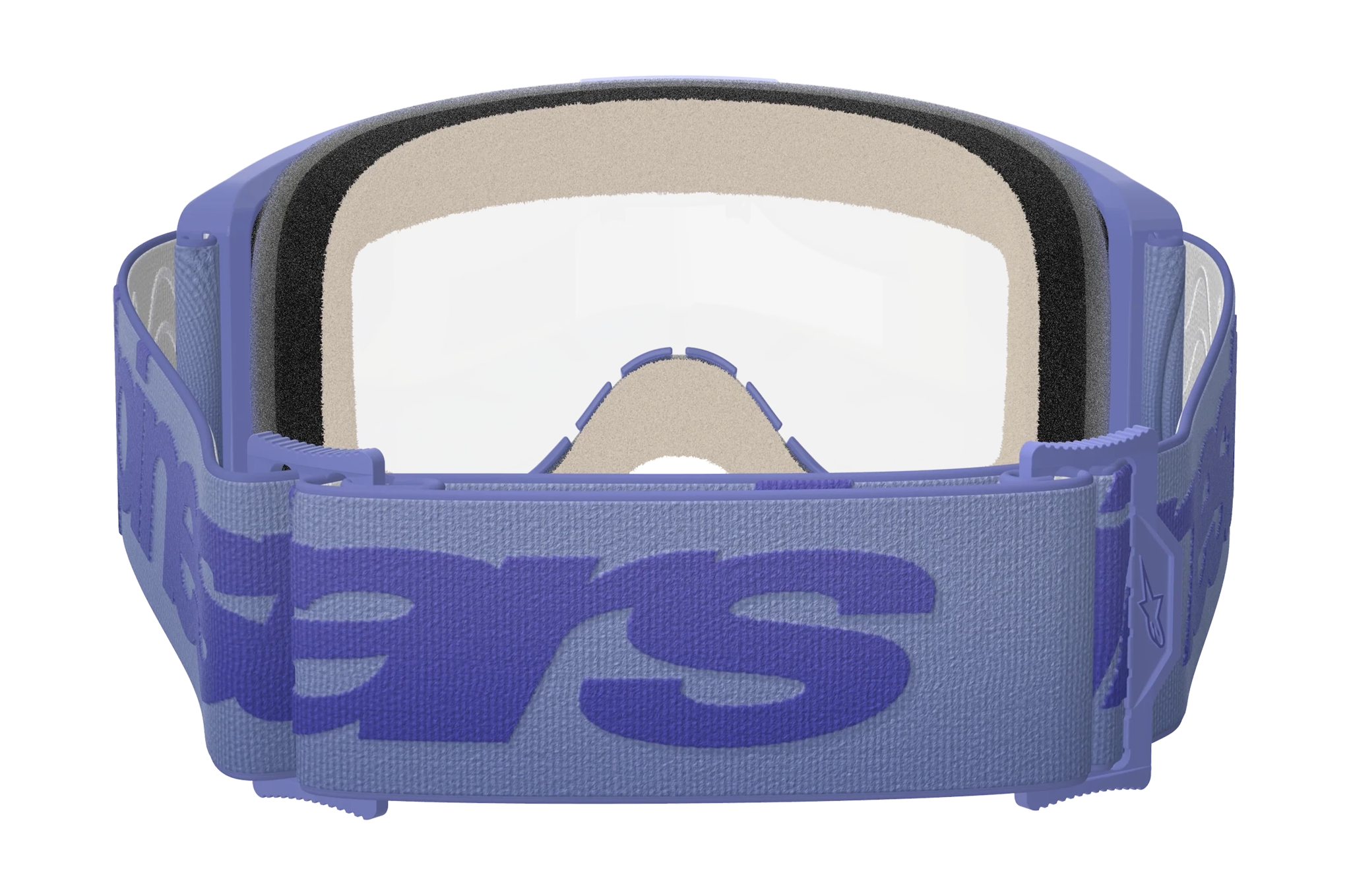 Alpinestars Motocross Goggle Vision 5 Wordmark - Purple - Clear