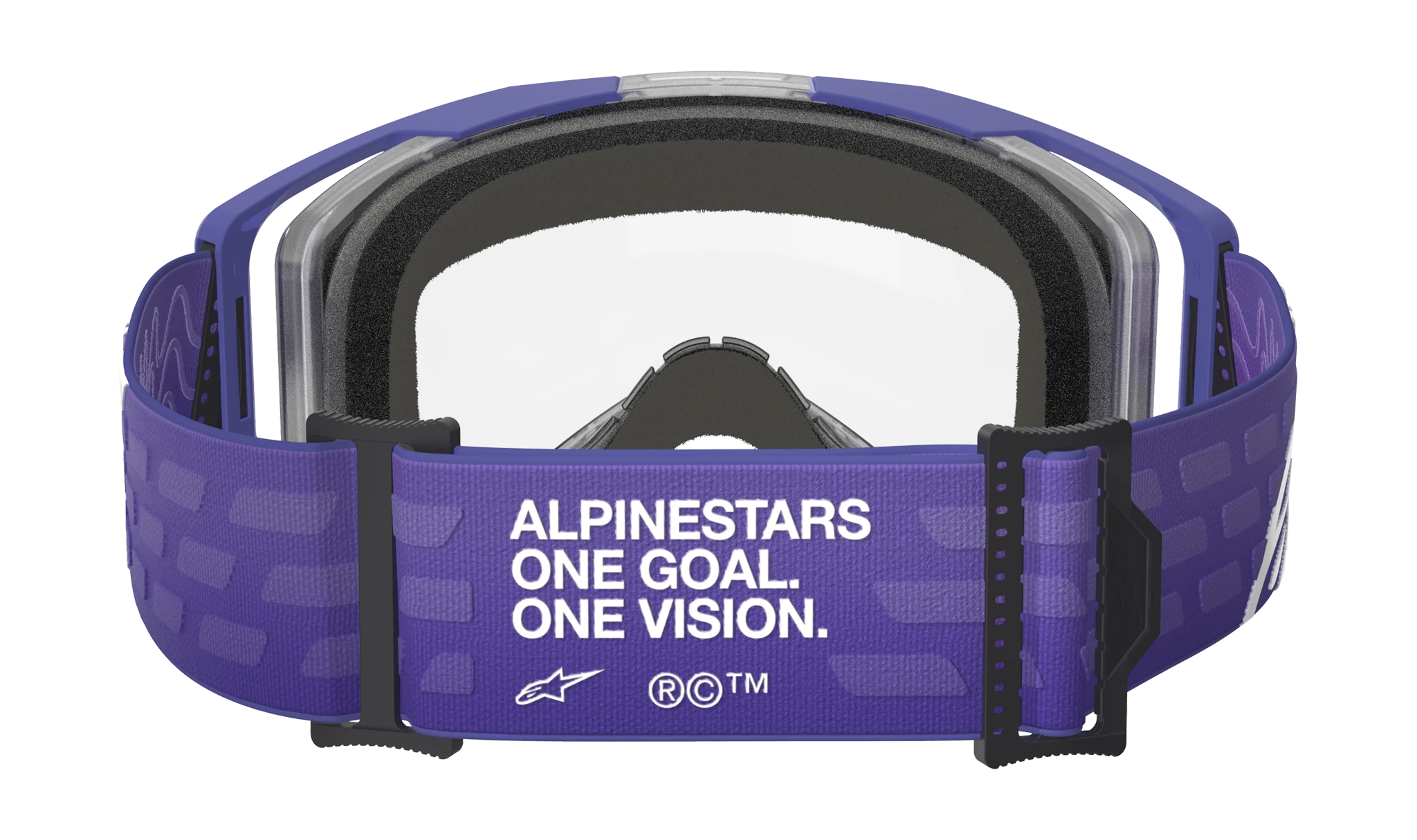 Alpinestars Motocross Goggle Vision 8 Corp - Purple - Clear