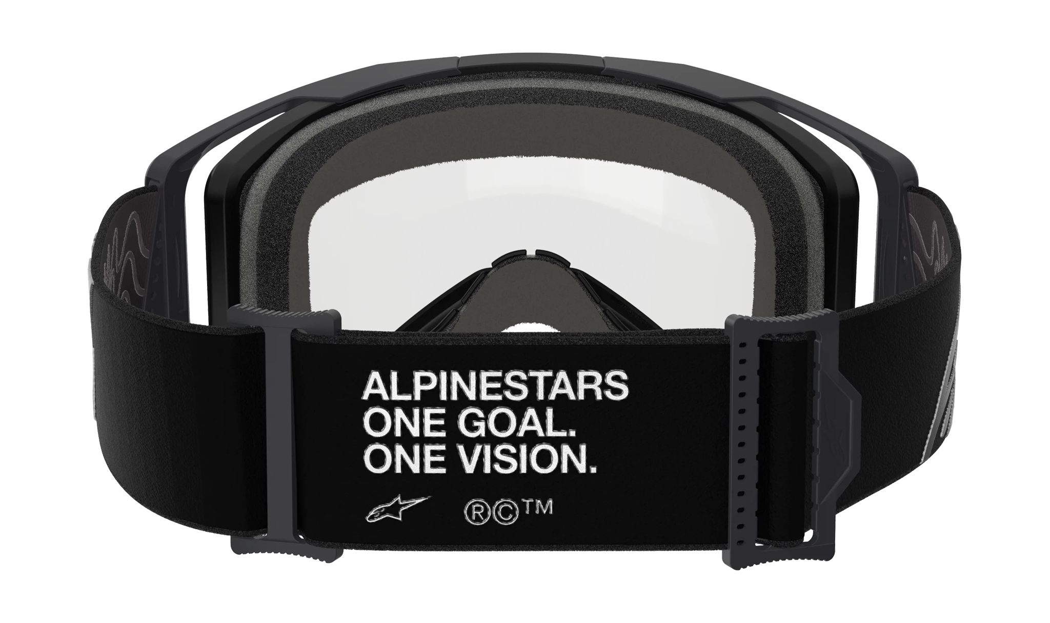 Alpinestars Motocross Goggle Vision 8 Corp - Black - Dual Vented Clear