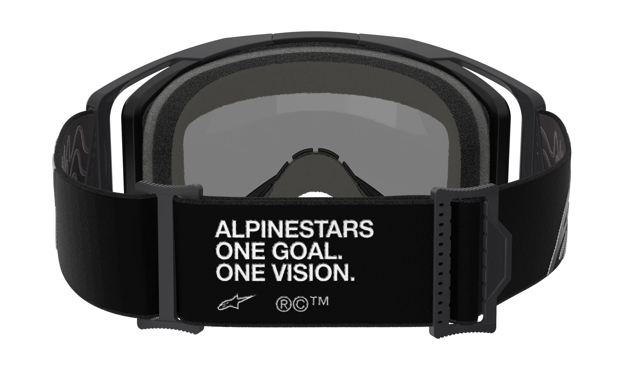 Alpinestars Motocross Goggle Vision 8 Corp - Black - Mirror Red