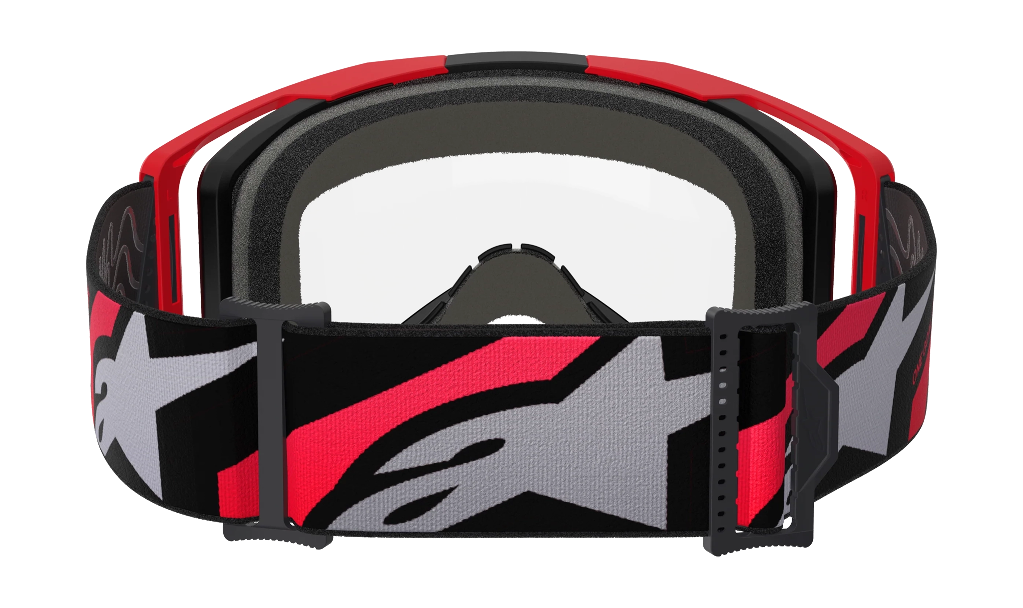 Alpinestars Motocross Goggle Vision 8 Luar - Red / Black - Clear