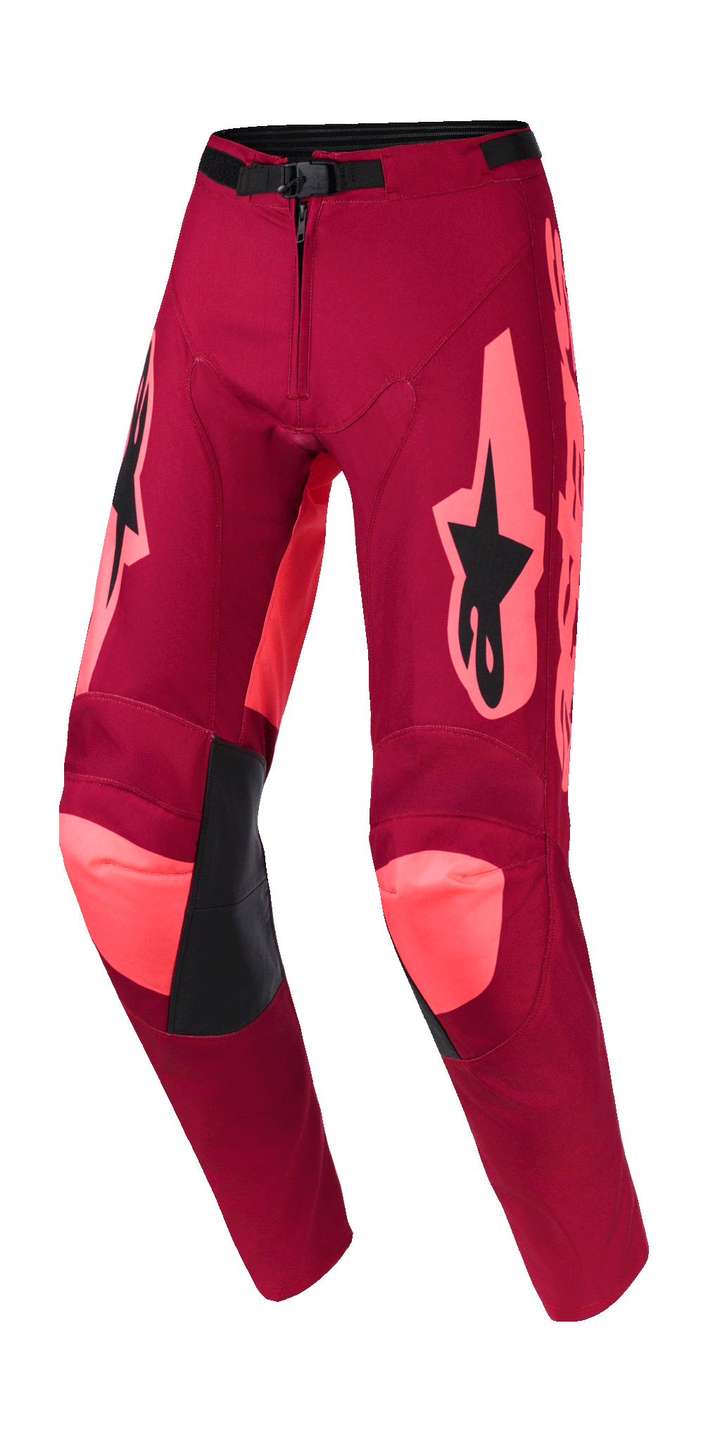 Alpinestars Motocross Pants 2026 Racer Riway - Dark Red / Coral
