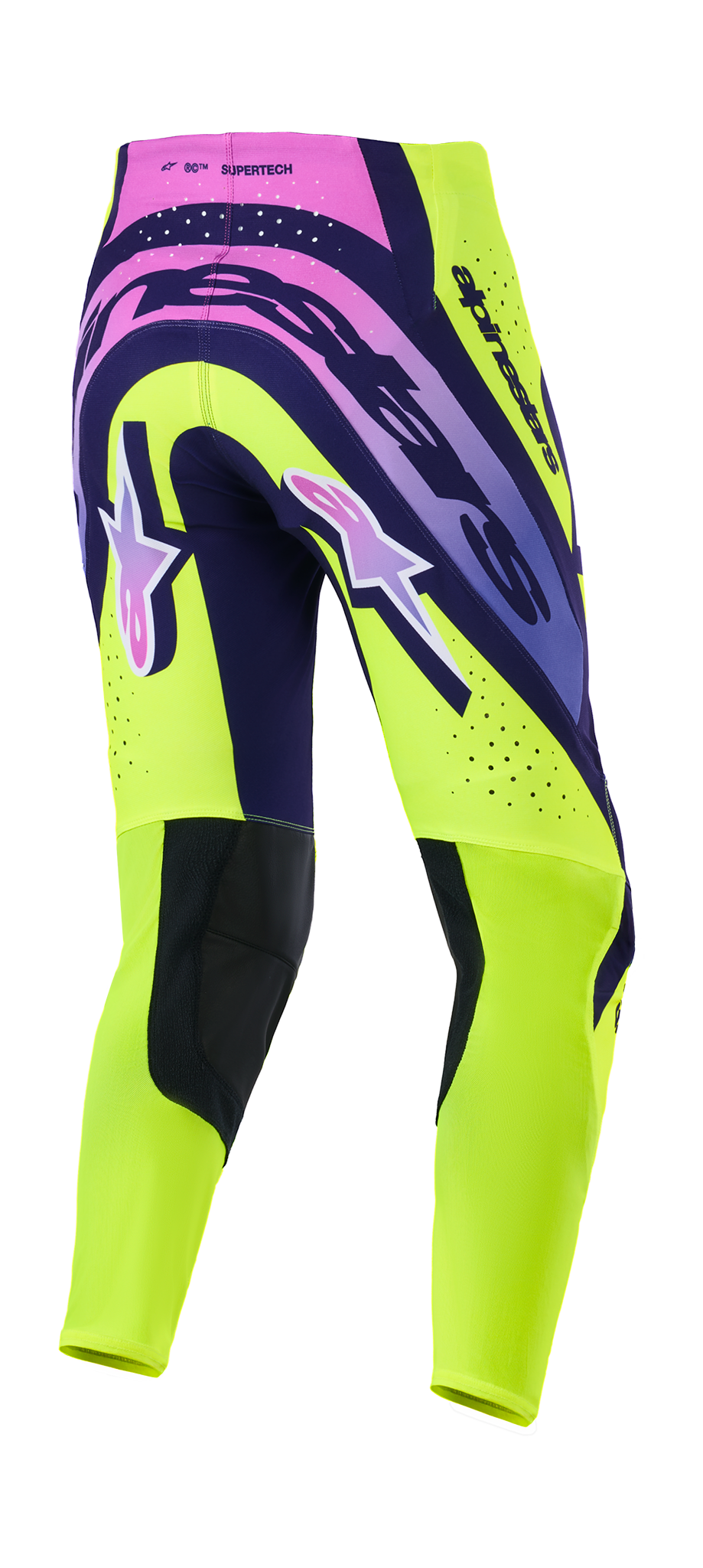 Alpinestars Motocross Pants 2026 Supertech Vista - Yellow / Purple / Black