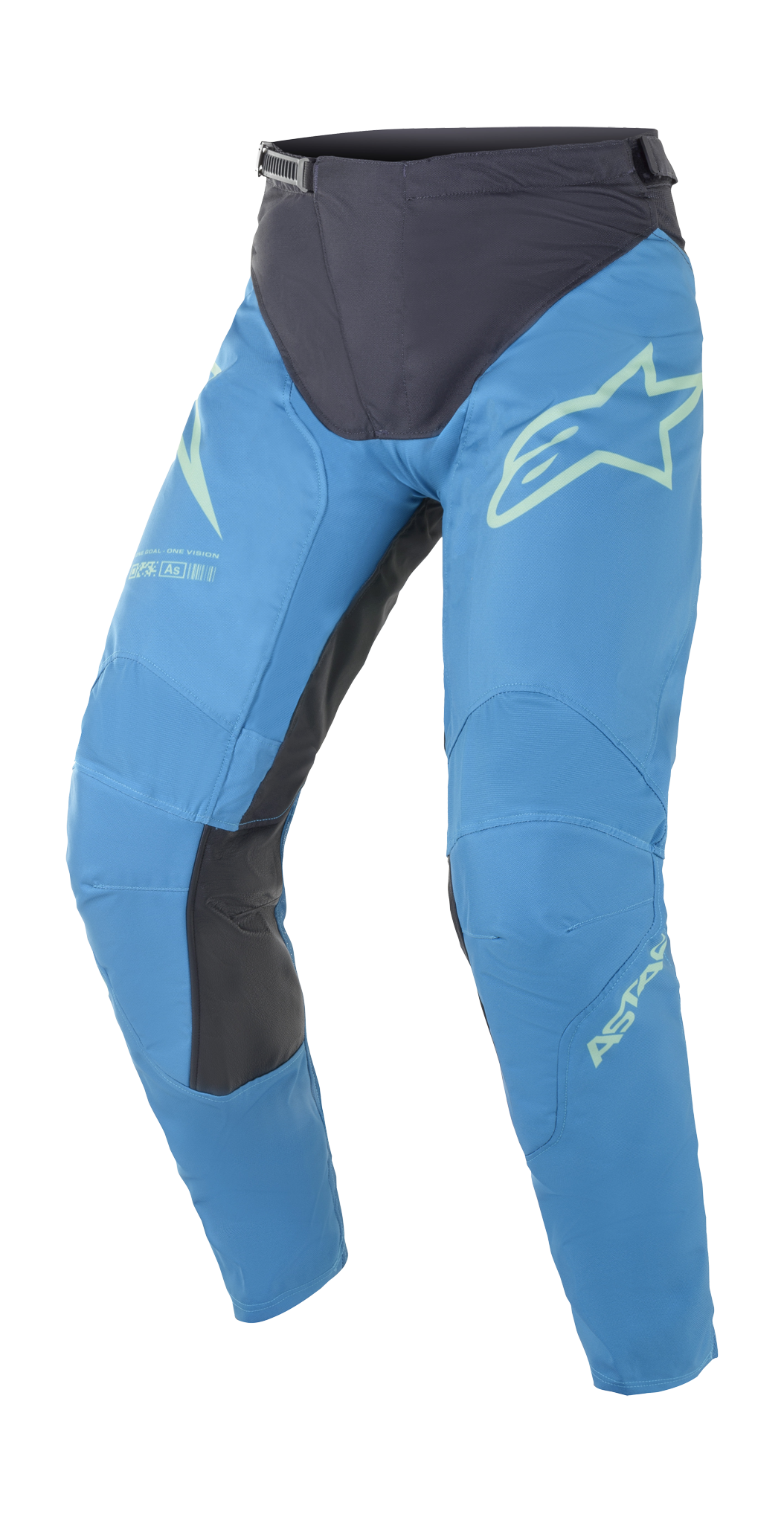 Alpinestars Motocross Pants Racer Braap - Ocean Blue / Mint