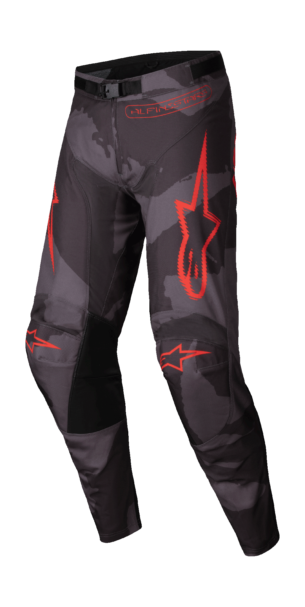 Alpinestars Motocross Pants Racer Hollow - Camo / Fluo Orange