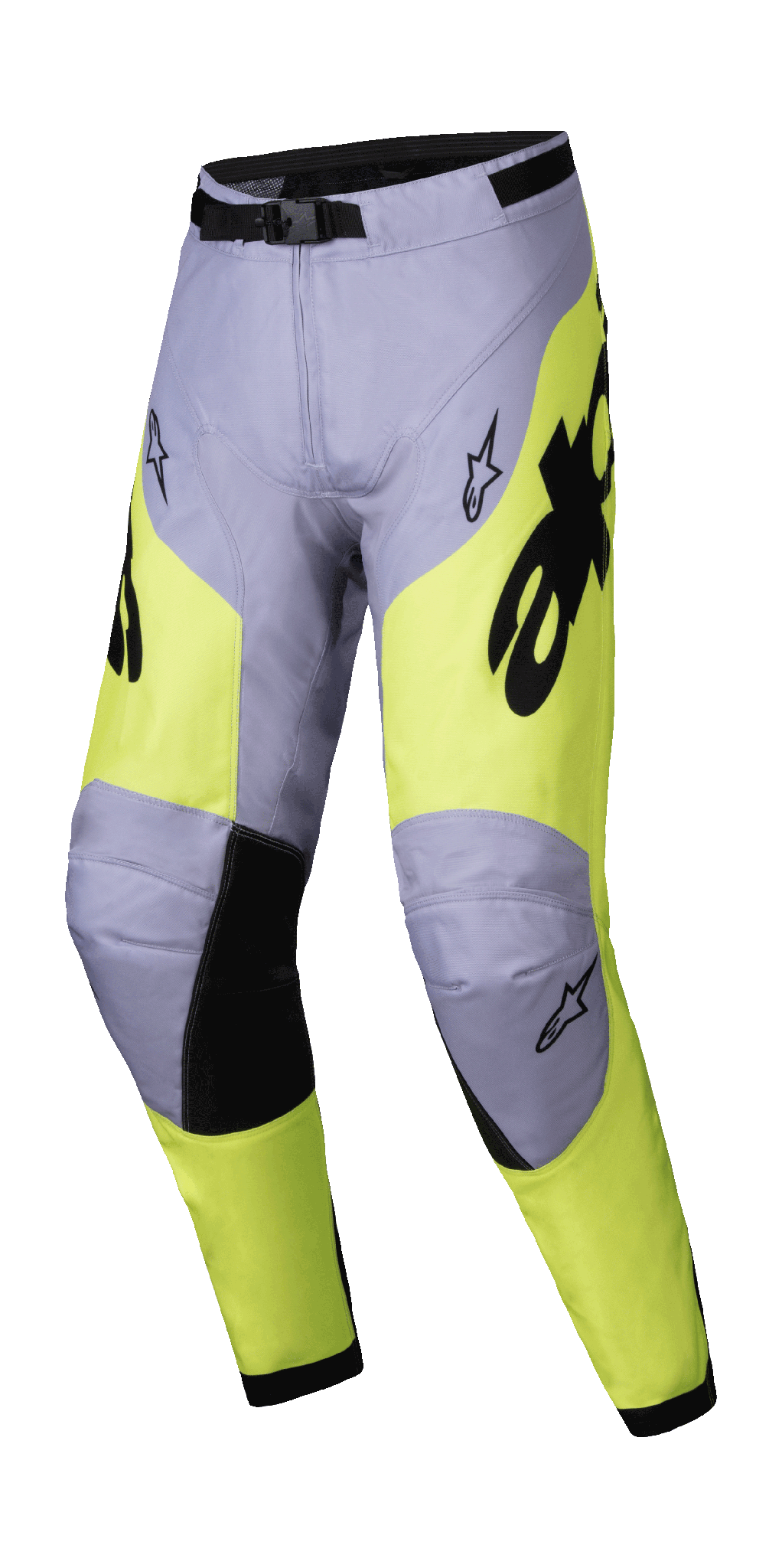 Alpinestars Motocross Pants Racer Veil - Grey / Fluo Yellow