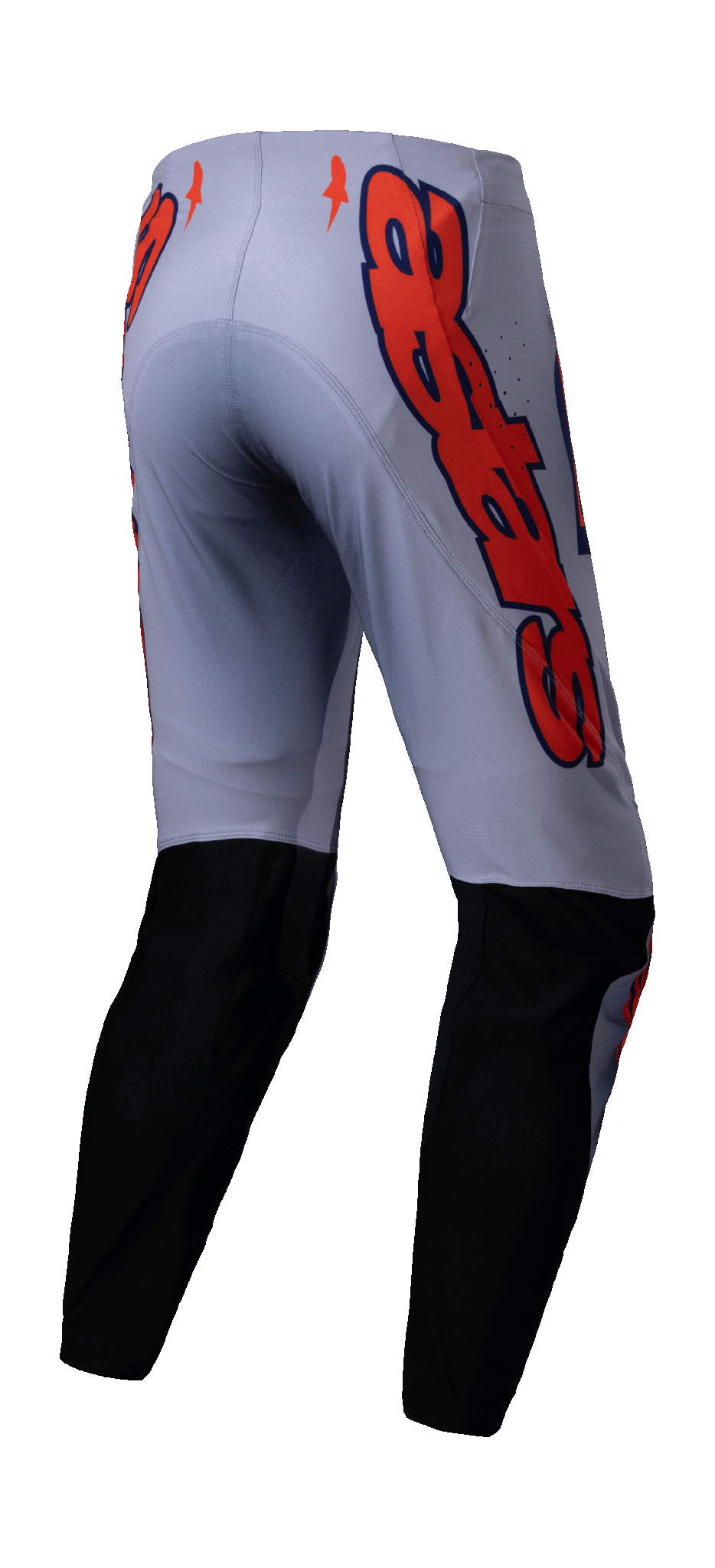 Alpinestars Motocross Pants Supertech Lipan - Grey / Fluo Orange