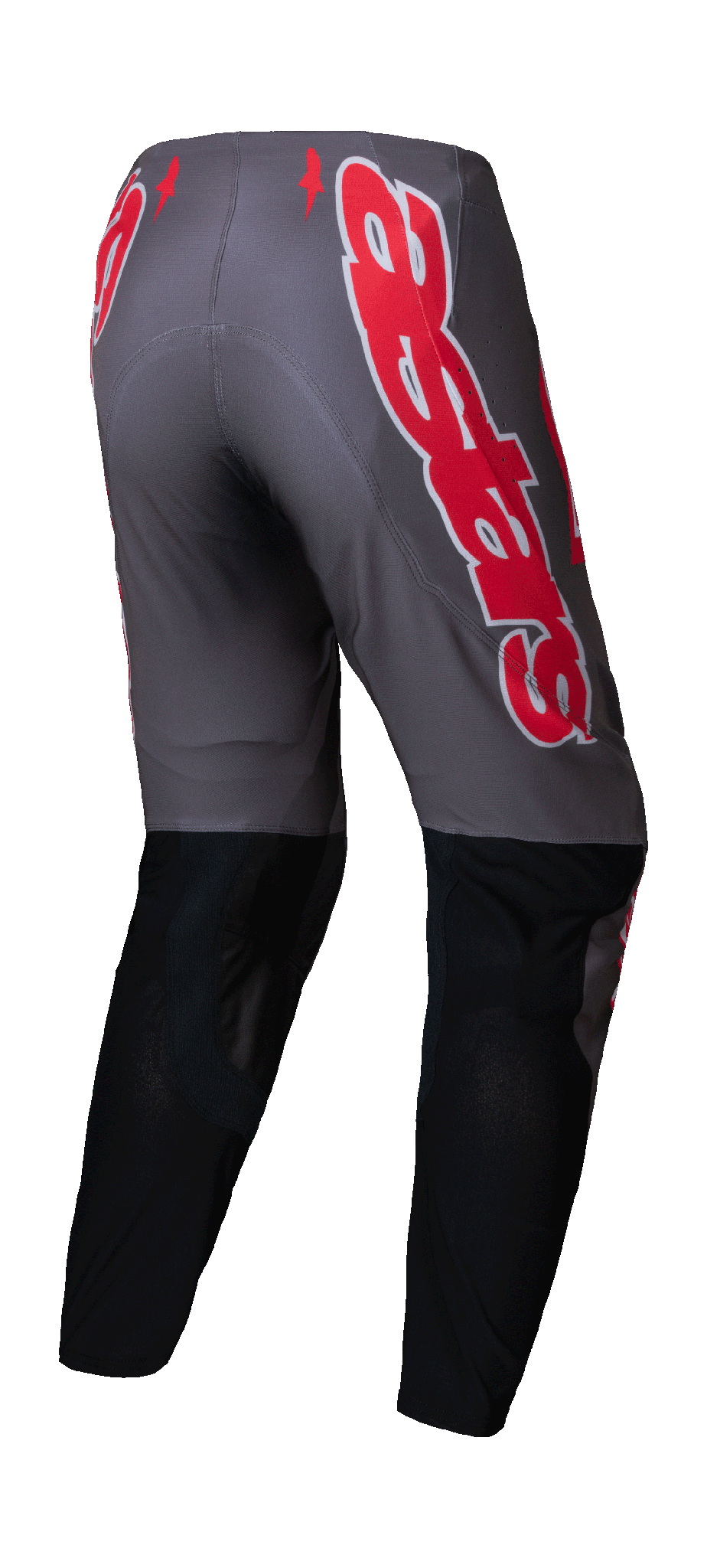 Alpinestars Motocross Pants Supertech Lipan - Smoke / Red
