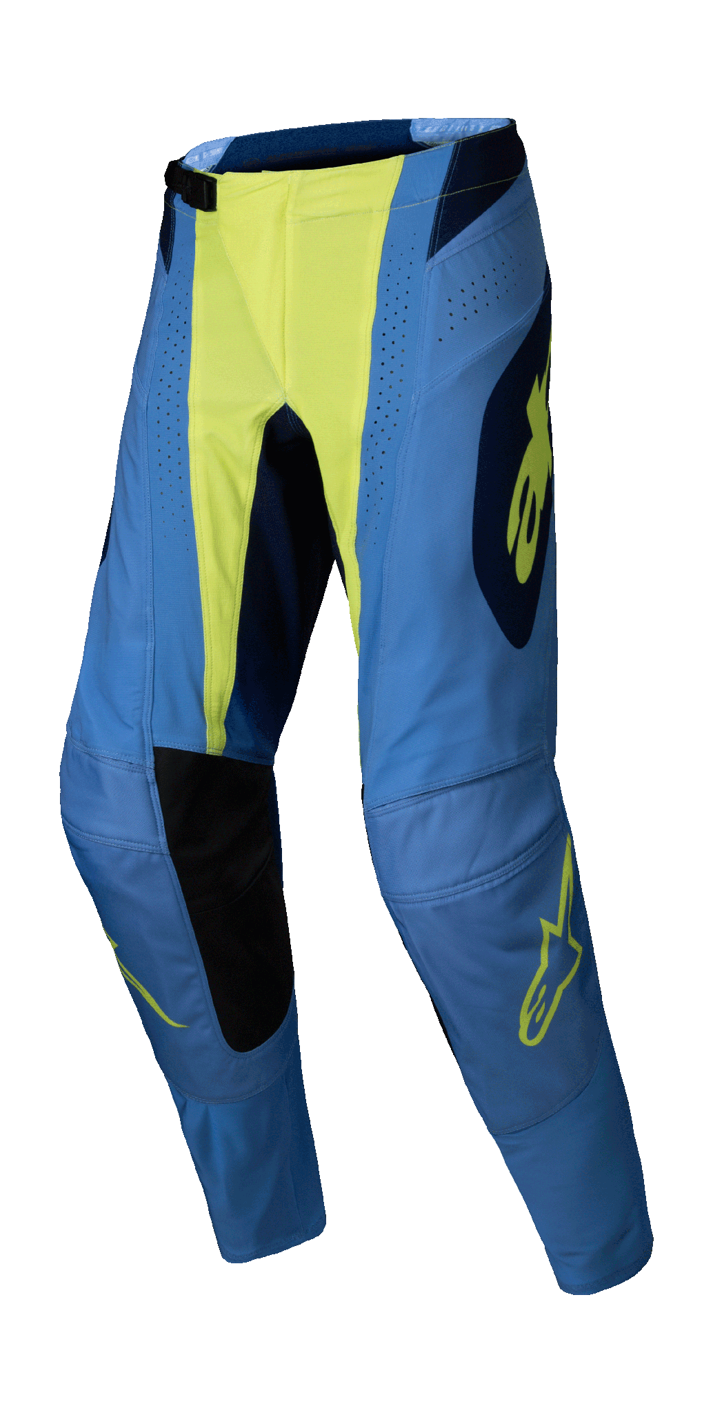 Alpinestars Motocross Pants Techstar Melt - Fluo Yellow / Blue