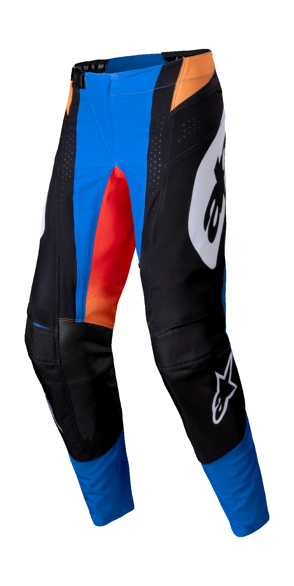 Alpinestars Motocross Pants Techstar Melt - Orange / Blue