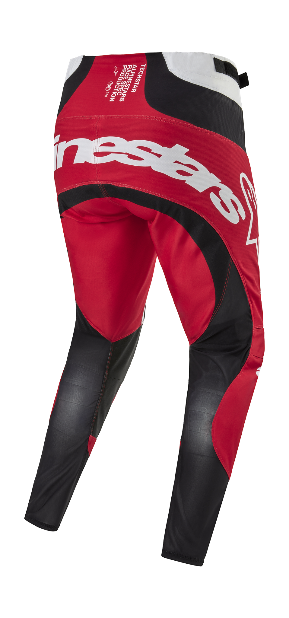 Alpinestars Motocross Pants Techstar Ocuri - Mars Red / White / Black