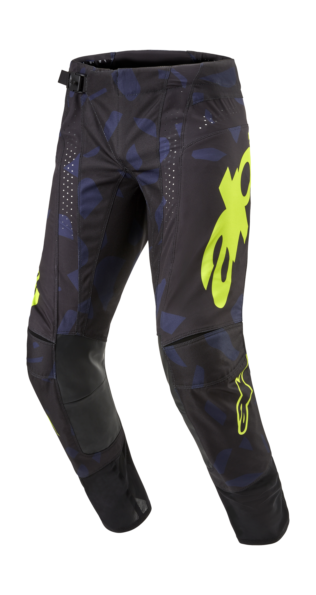 Alpinestars Motocross Pants Techstar Rantera - Black / Navy / Fluo Yellow