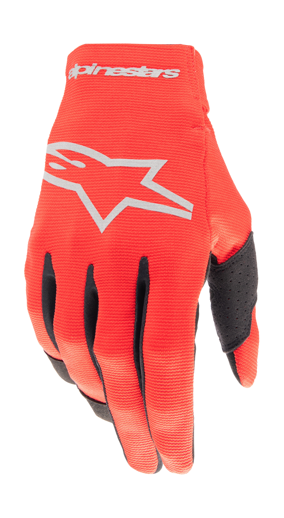 Alpinestars Motocross Gloves 2026 Radar - Mars Red / Silver