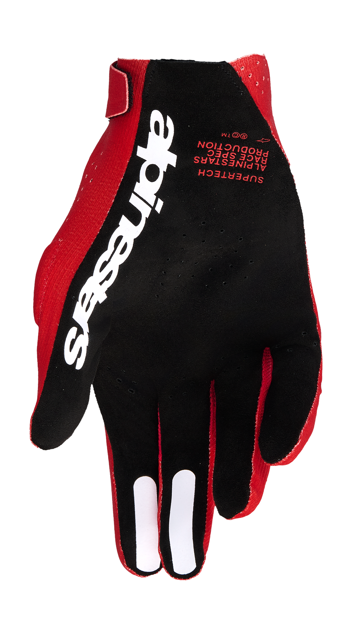 Alpinestars Motocross Gloves 2026 Supertech - Fire Red / Black / White