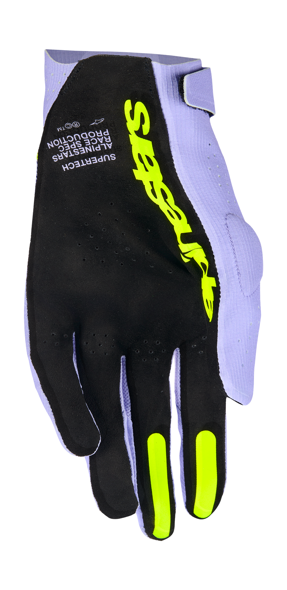 Alpinestars Motocross Gloves 2026 Supertech - Lavender / Violet / Fluo Yellow