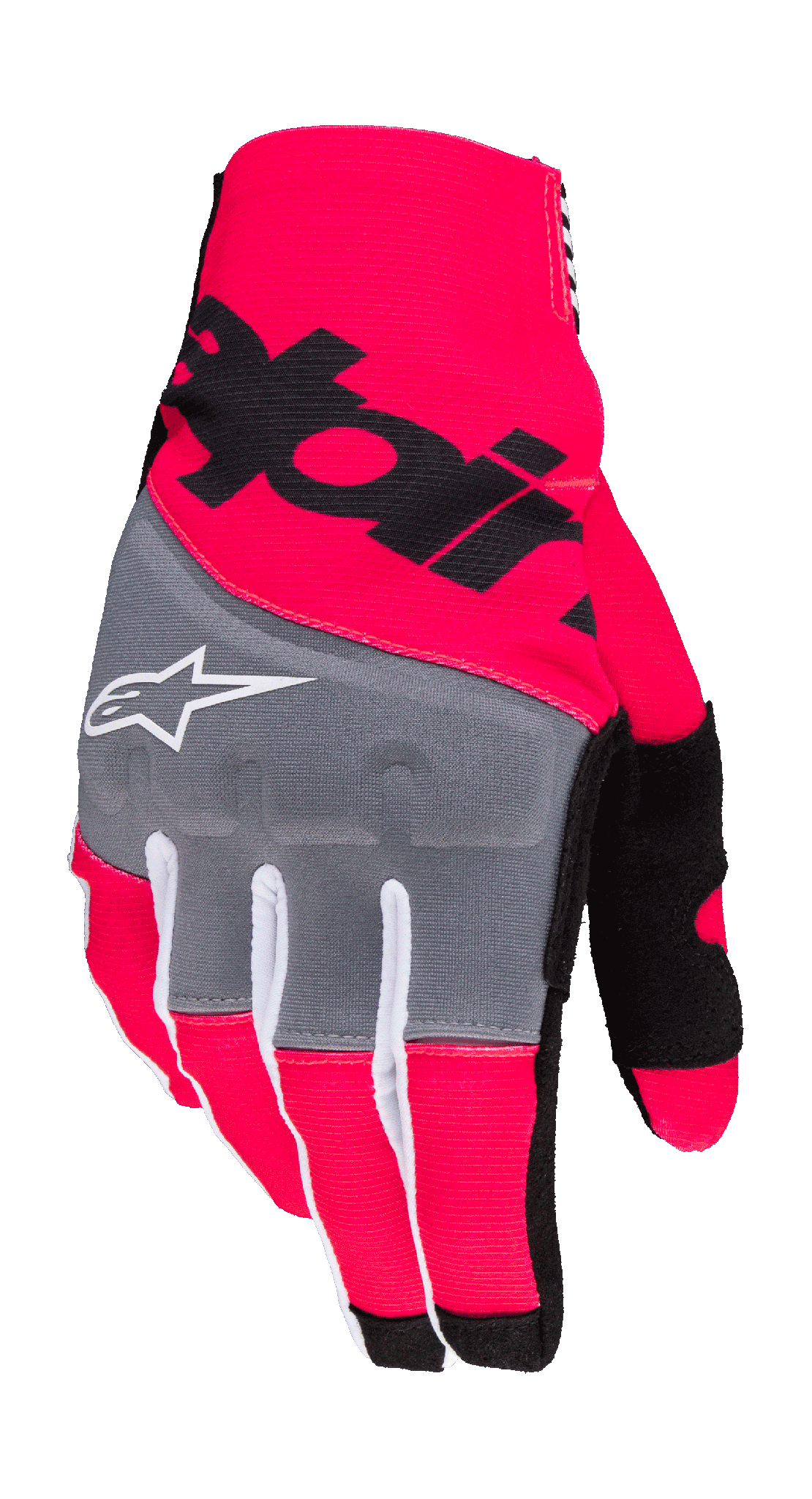 Alpinestars Motocross Gloves 2026 Techstar - Black / Fluo Pink