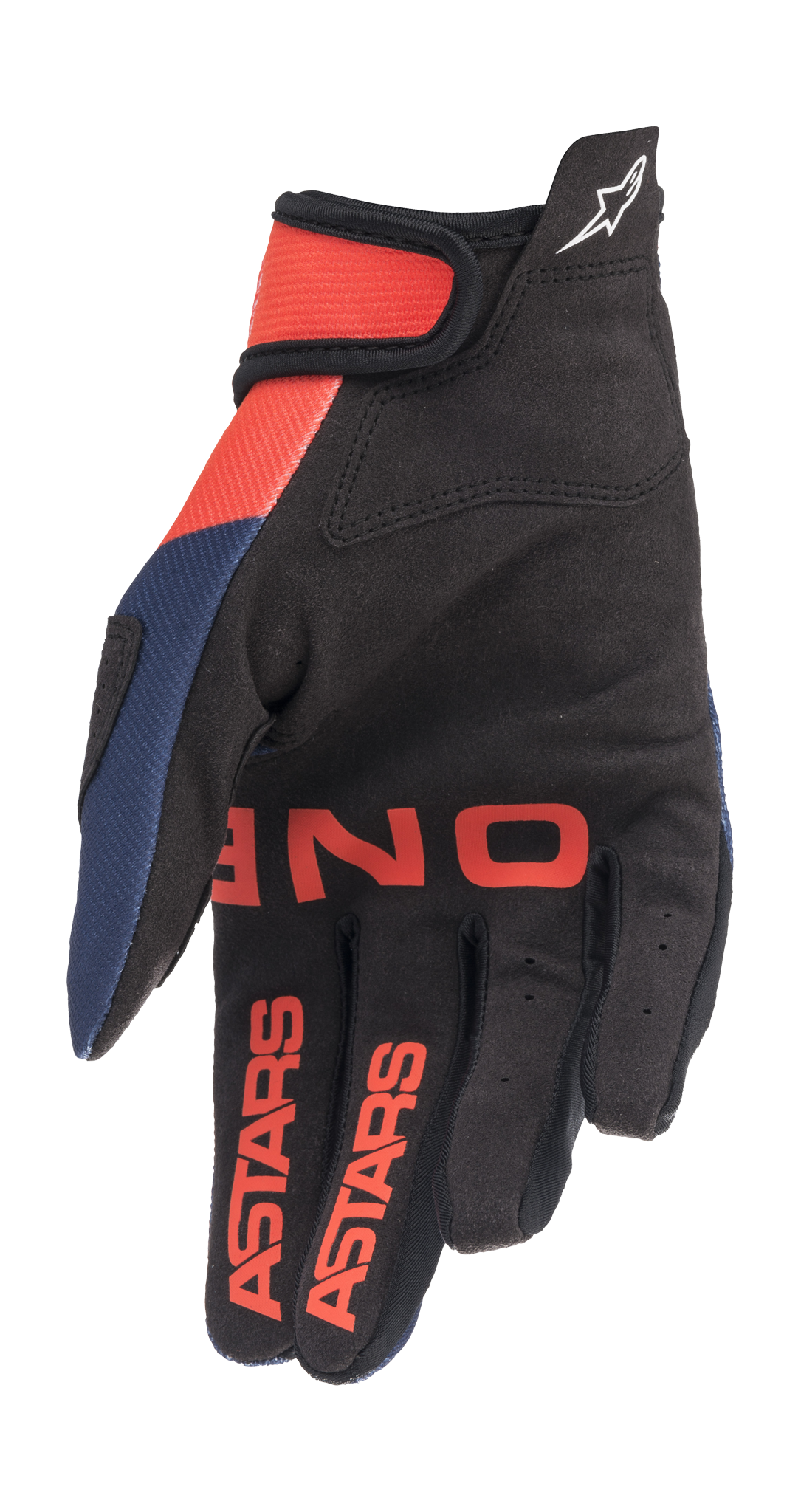 Alpinestars Motocross Gloves Radar - Blue / Fluo Red