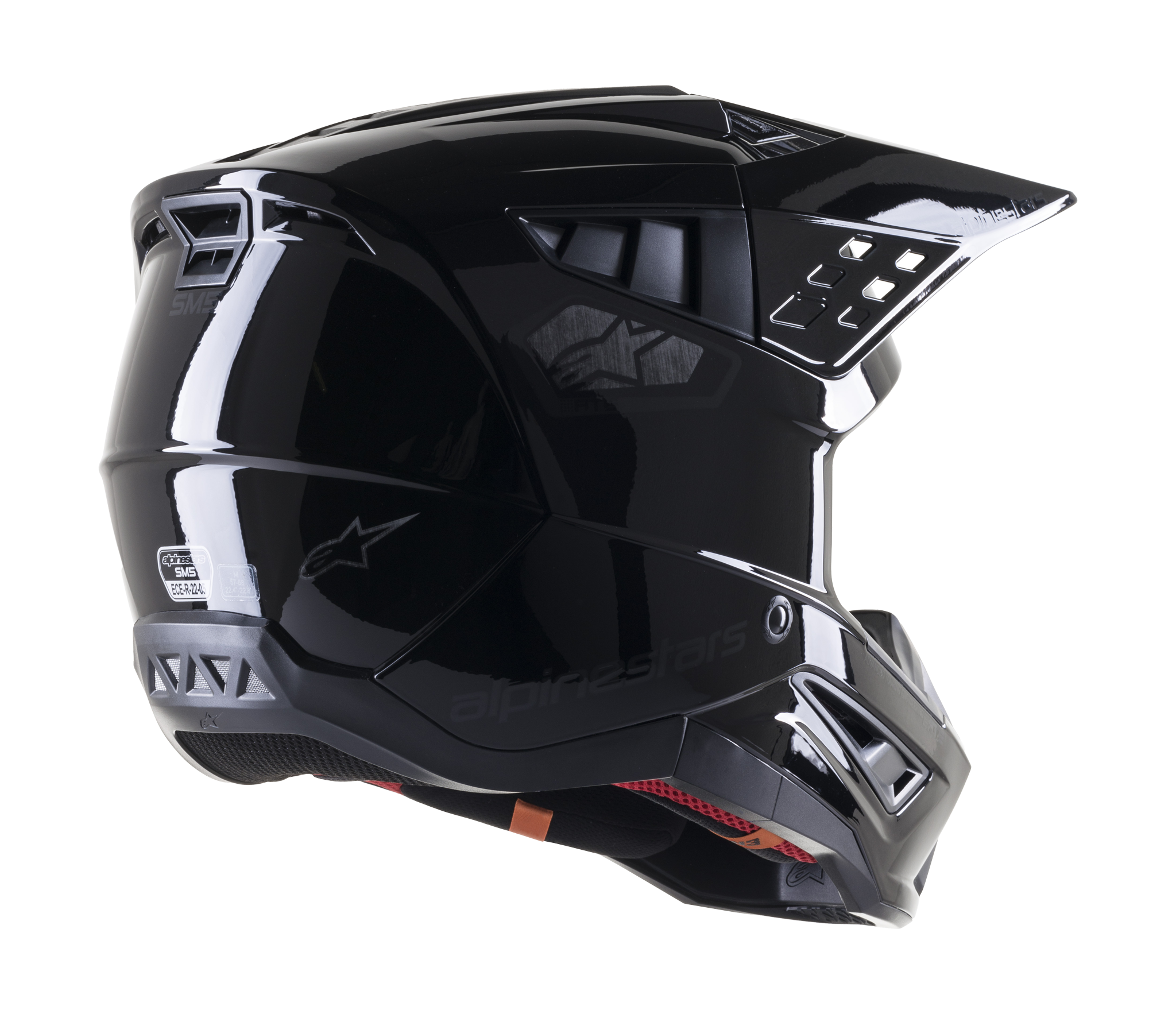 Alpinestars Motocross Helmet S-M5 22.05 Scout - Black / Silver