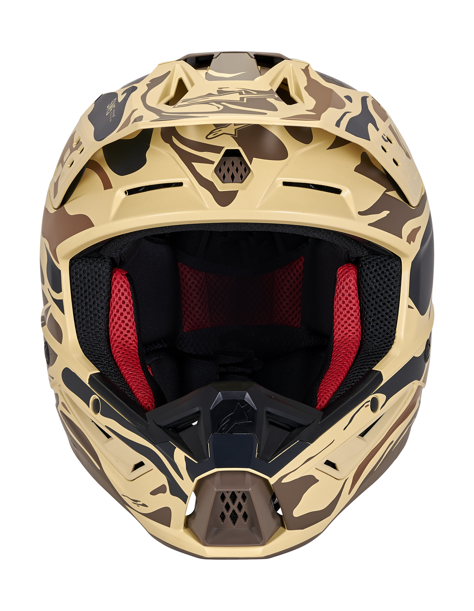 Alpinestars Motocross Helmet S-M5 Mineral - Matte Dark Brown