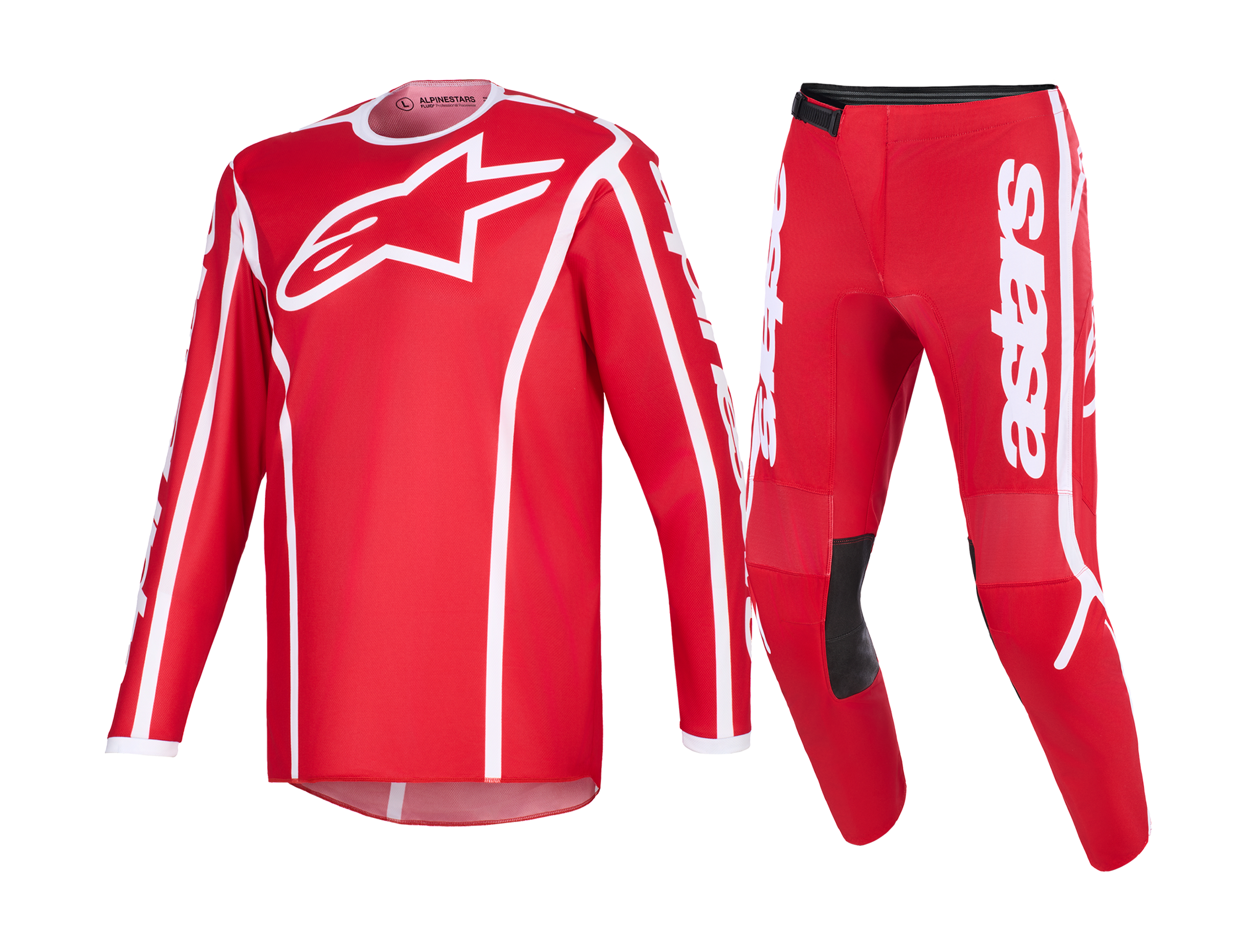 Alpinestars Motocross Gear 2026 Fluid Apex - Red / White