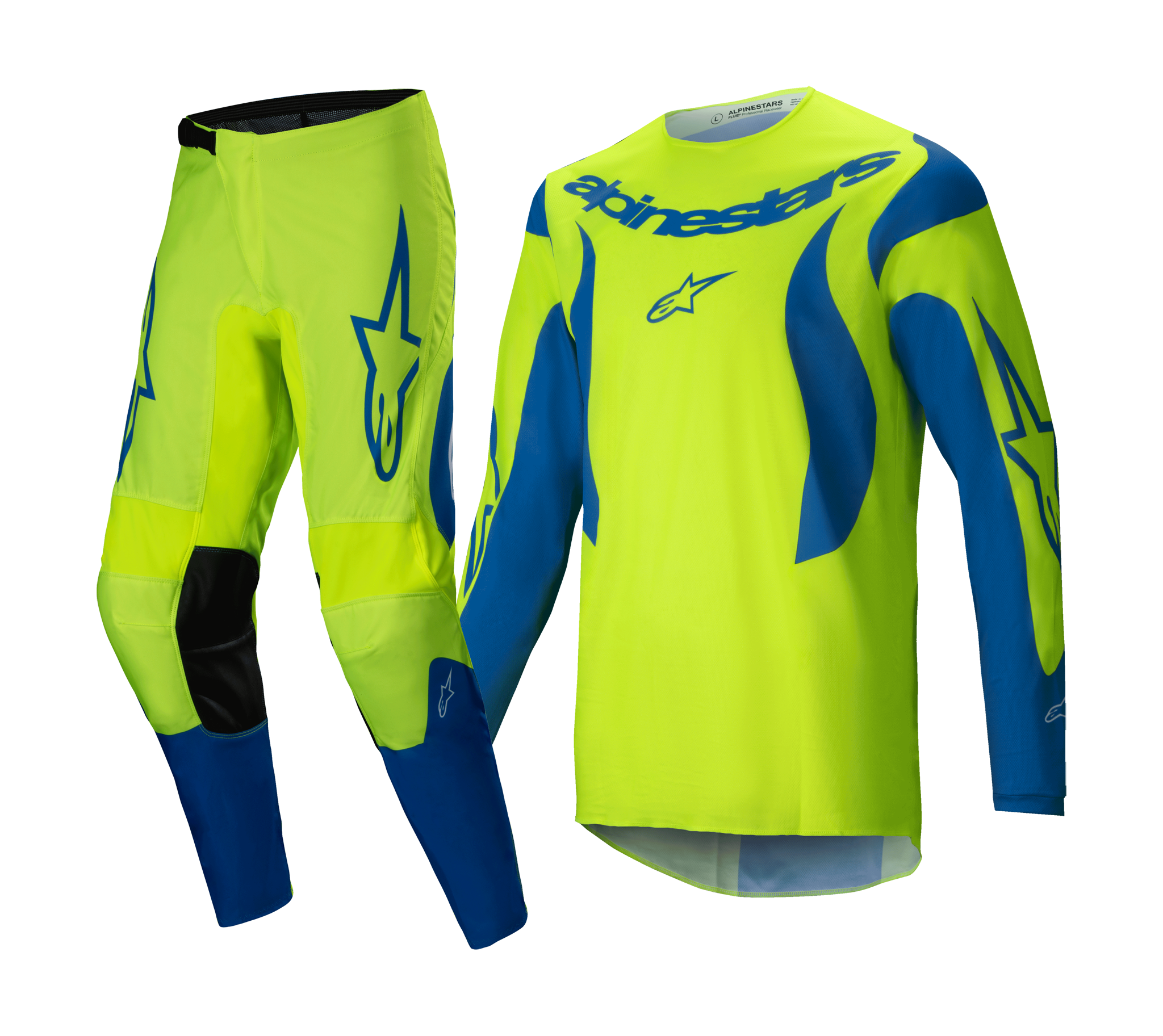 Alpinestars Motocross Gear Fluid Haul - Fluo Yellow / Blue