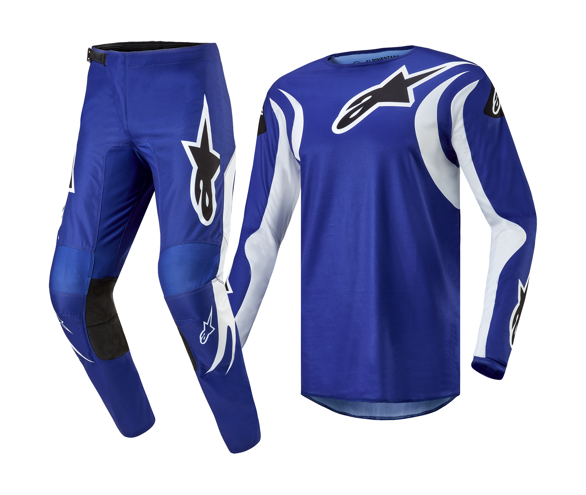 Alpinestars Motocross Gear Fluid Lucent - Blue Ray / White