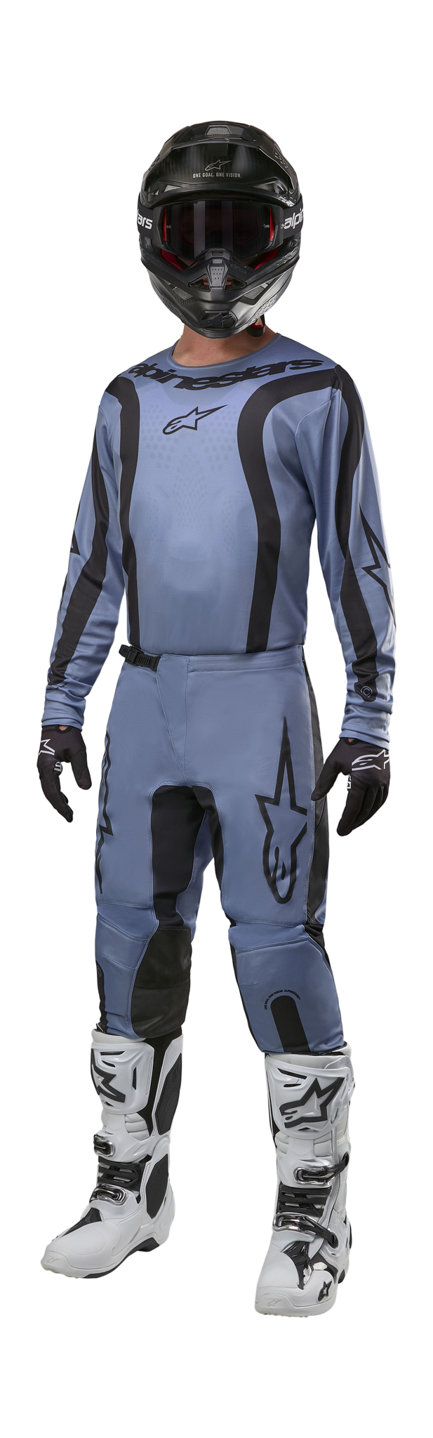 Alpinestars Motocross Gear Fluid Lurv - Light Blue / Black