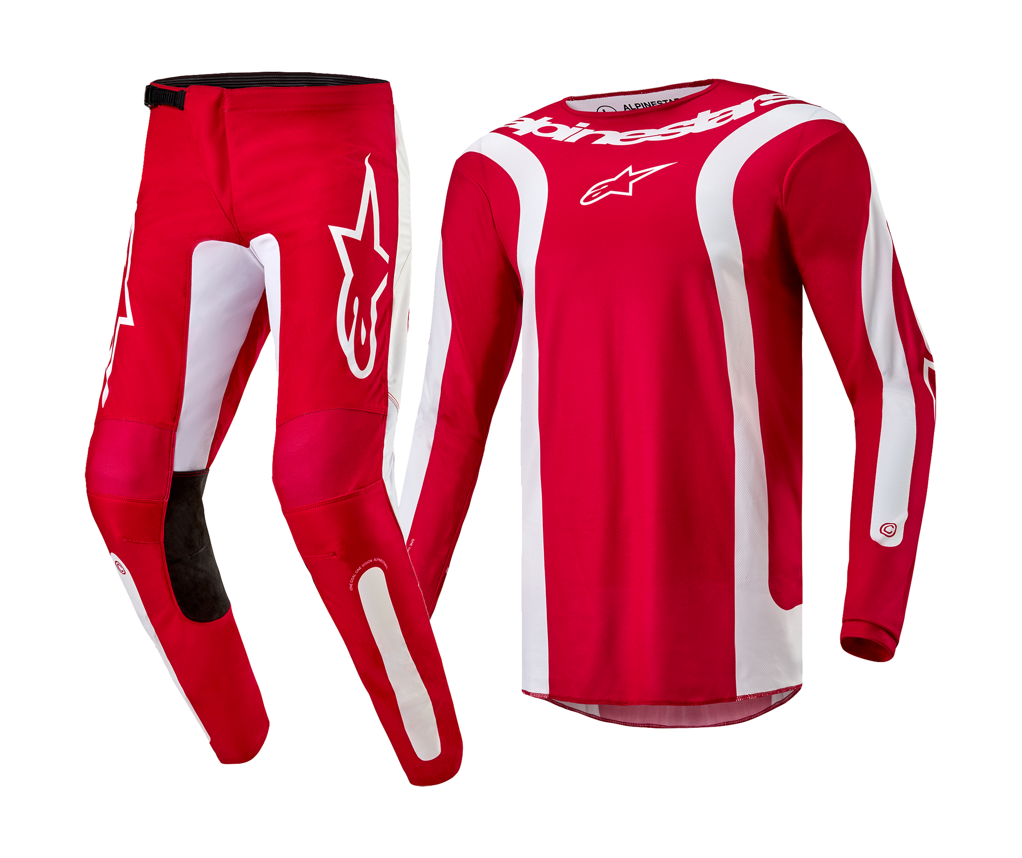 Alpinestars Motocross Gear Fluid Lurv - Mars Red / White