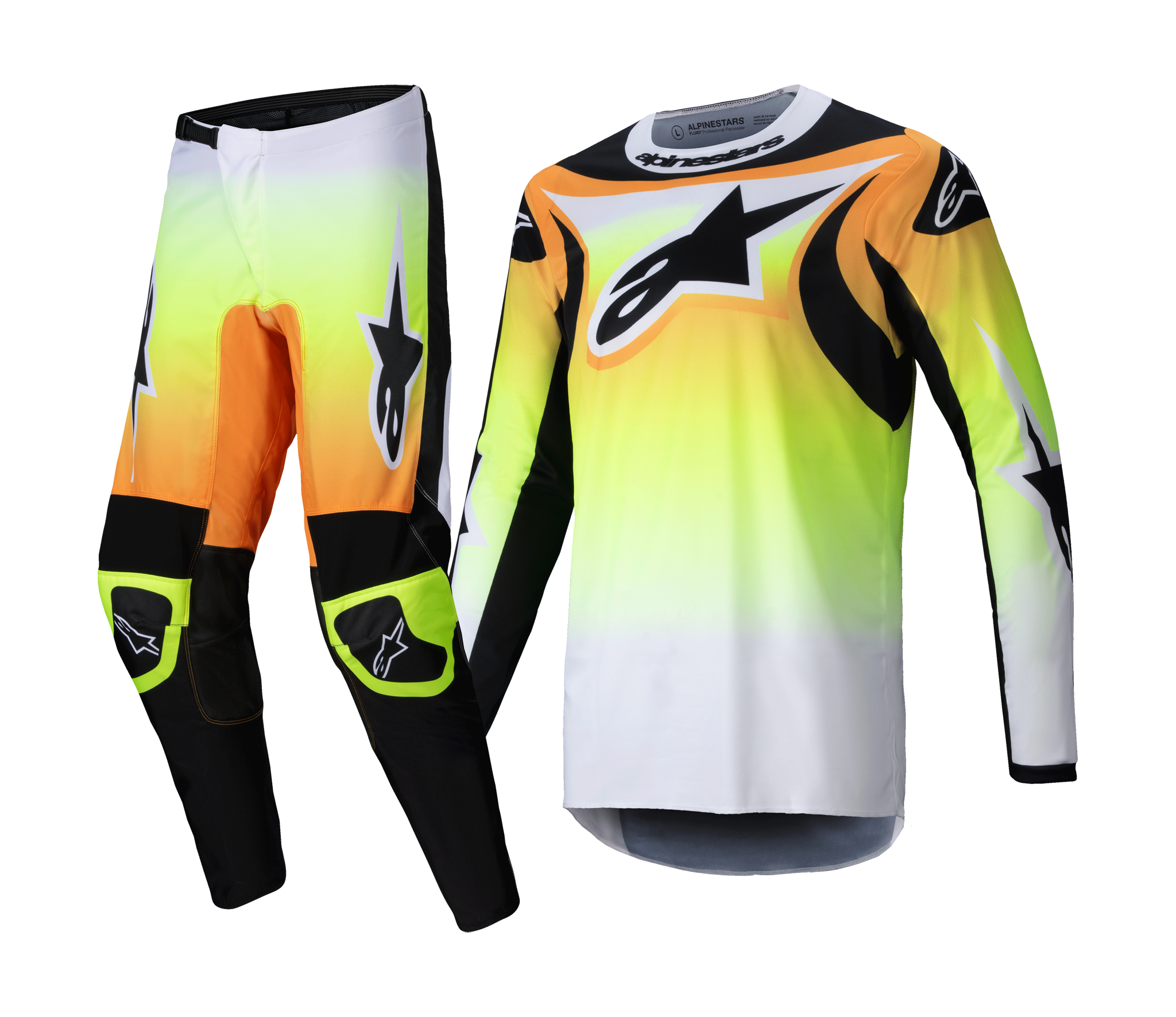 Alpinestars Motocross Gear Fluid Wurx - Yellow / Black