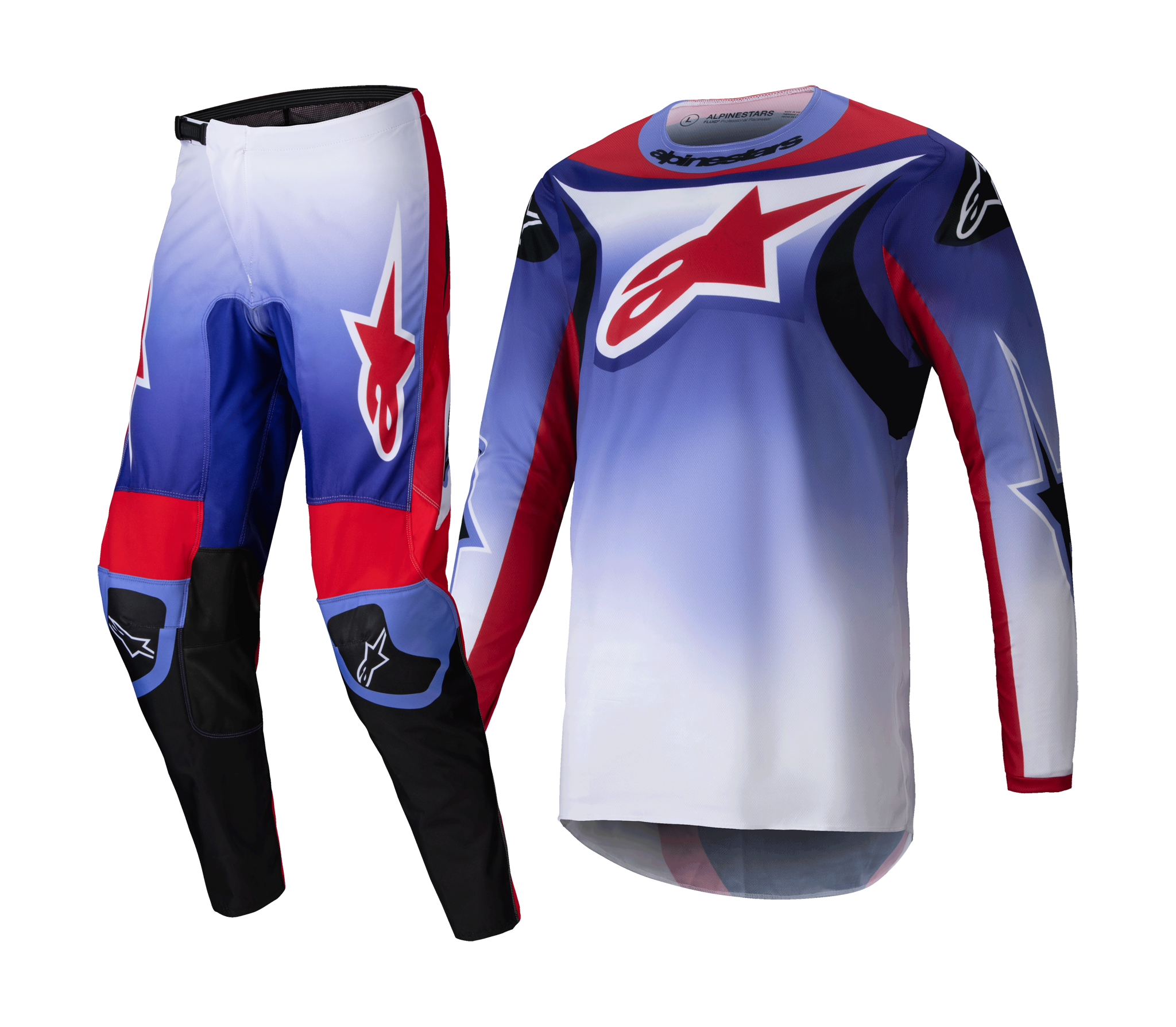 Alpinestars Motocross Gear Fluid Wurx - Purple / Red
