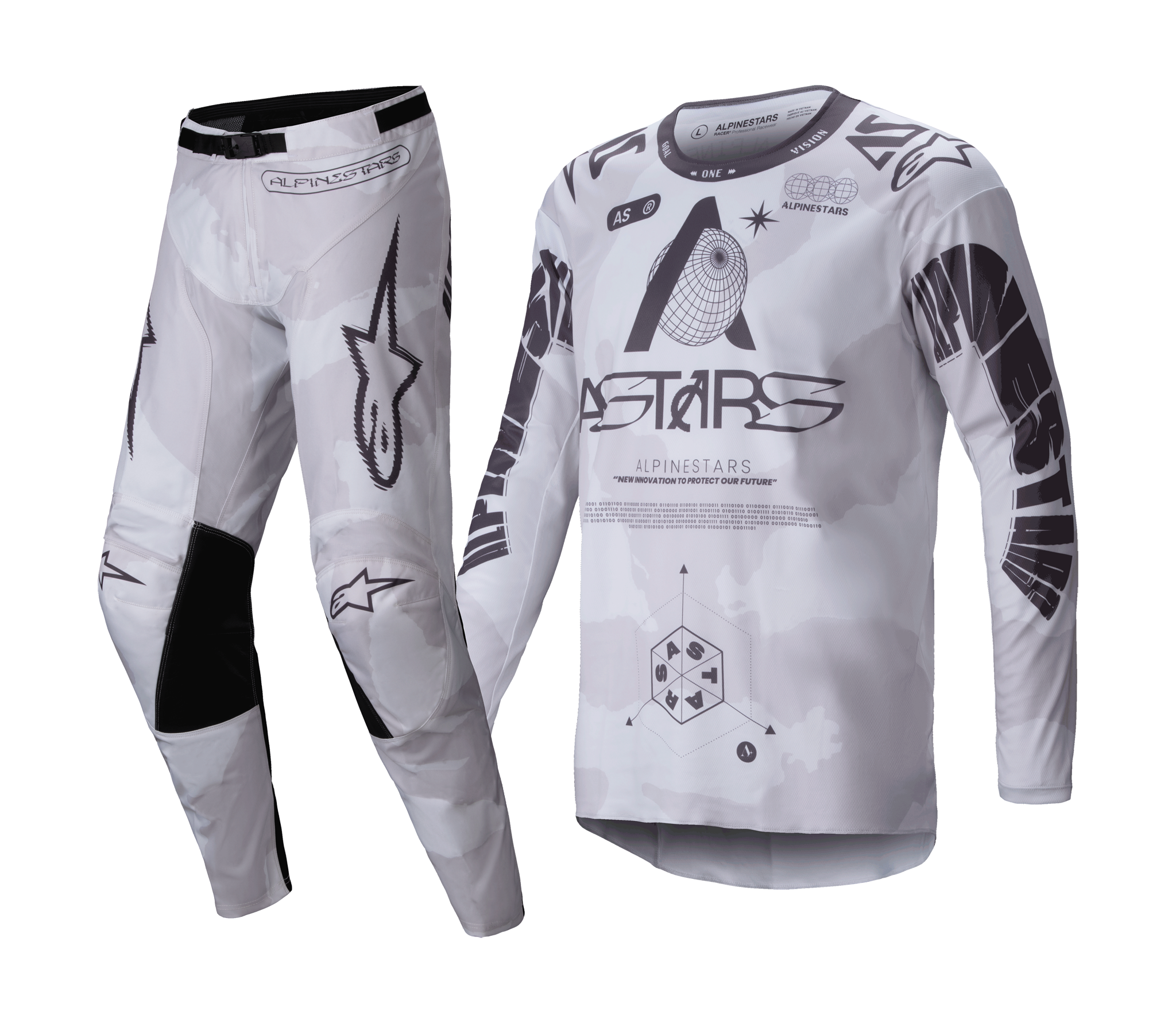 Alpinestars Motocross Gear Racer Hollow - Light Camo / Brown